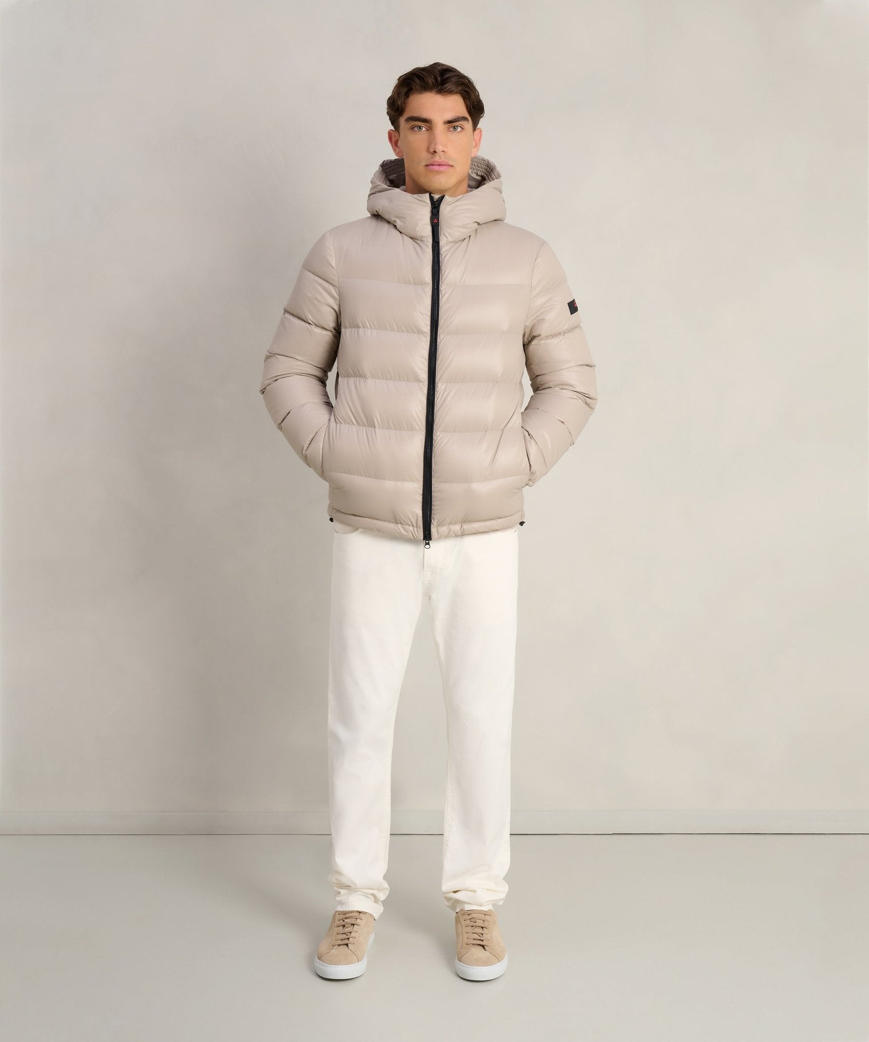 Peuterey Honova LKS donsjas beige - THE SOCIETY SHOP