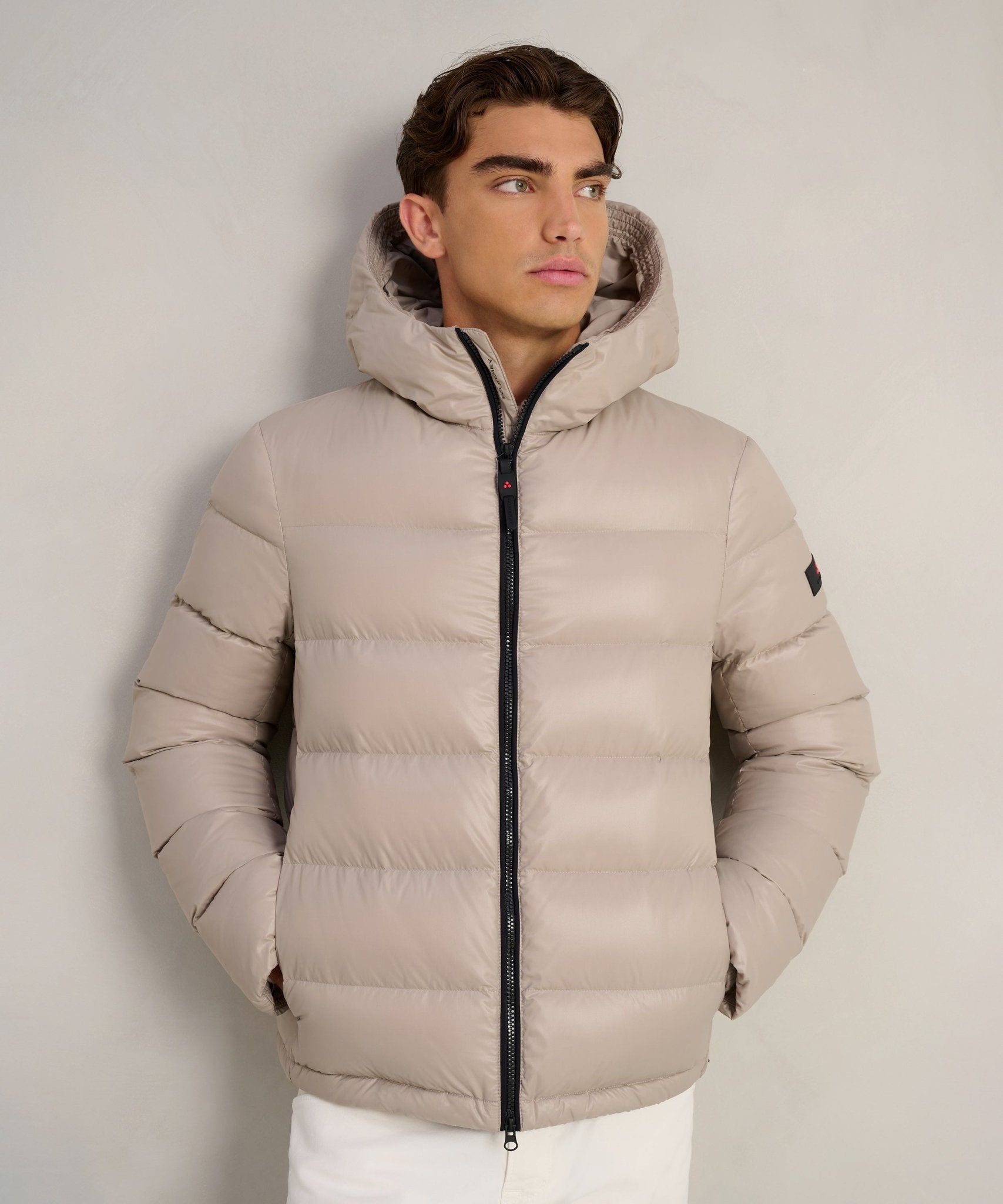 Peuterey Honova LKS donsjas beige - THE SOCIETY SHOP