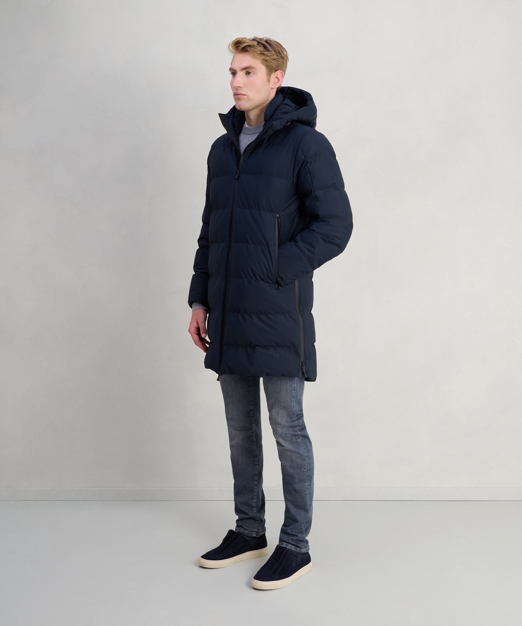 Fradi HYPER Parka donkerblauw - The Society Shop