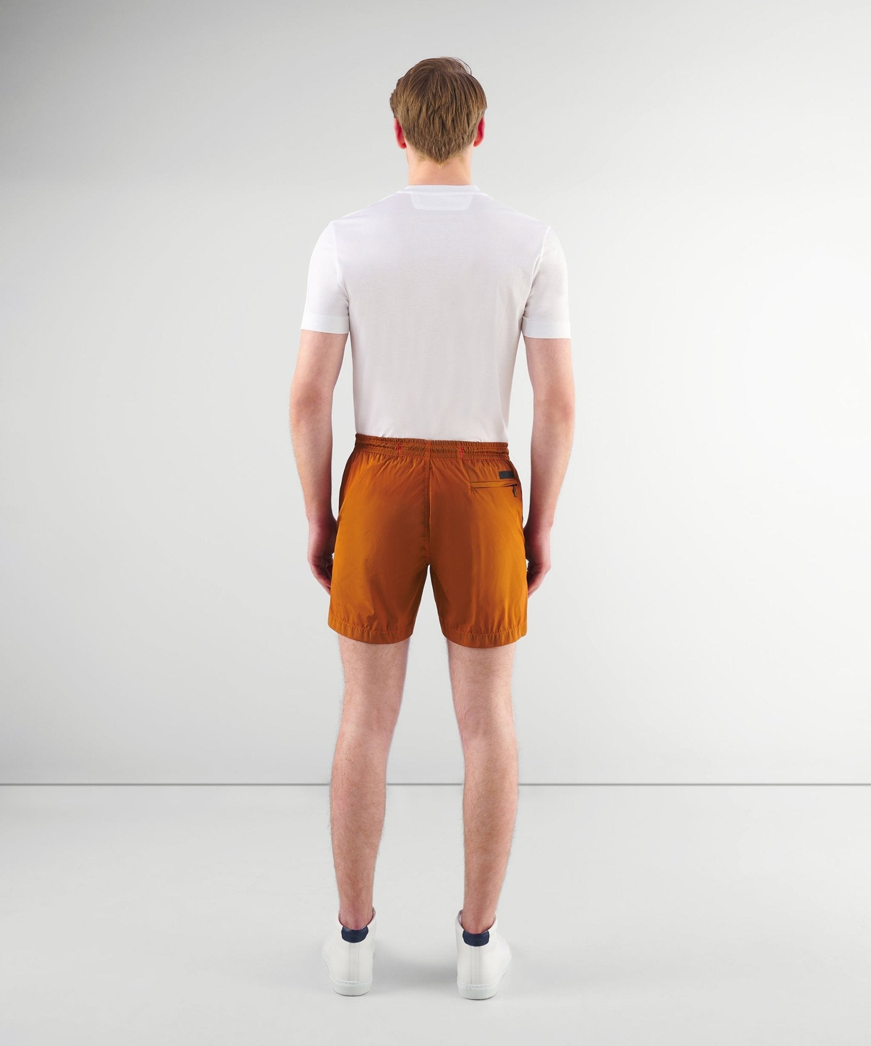 Roberto Ricci Design Hyper Tramontana zwemshorts nylon roestbruin - The Society Shop