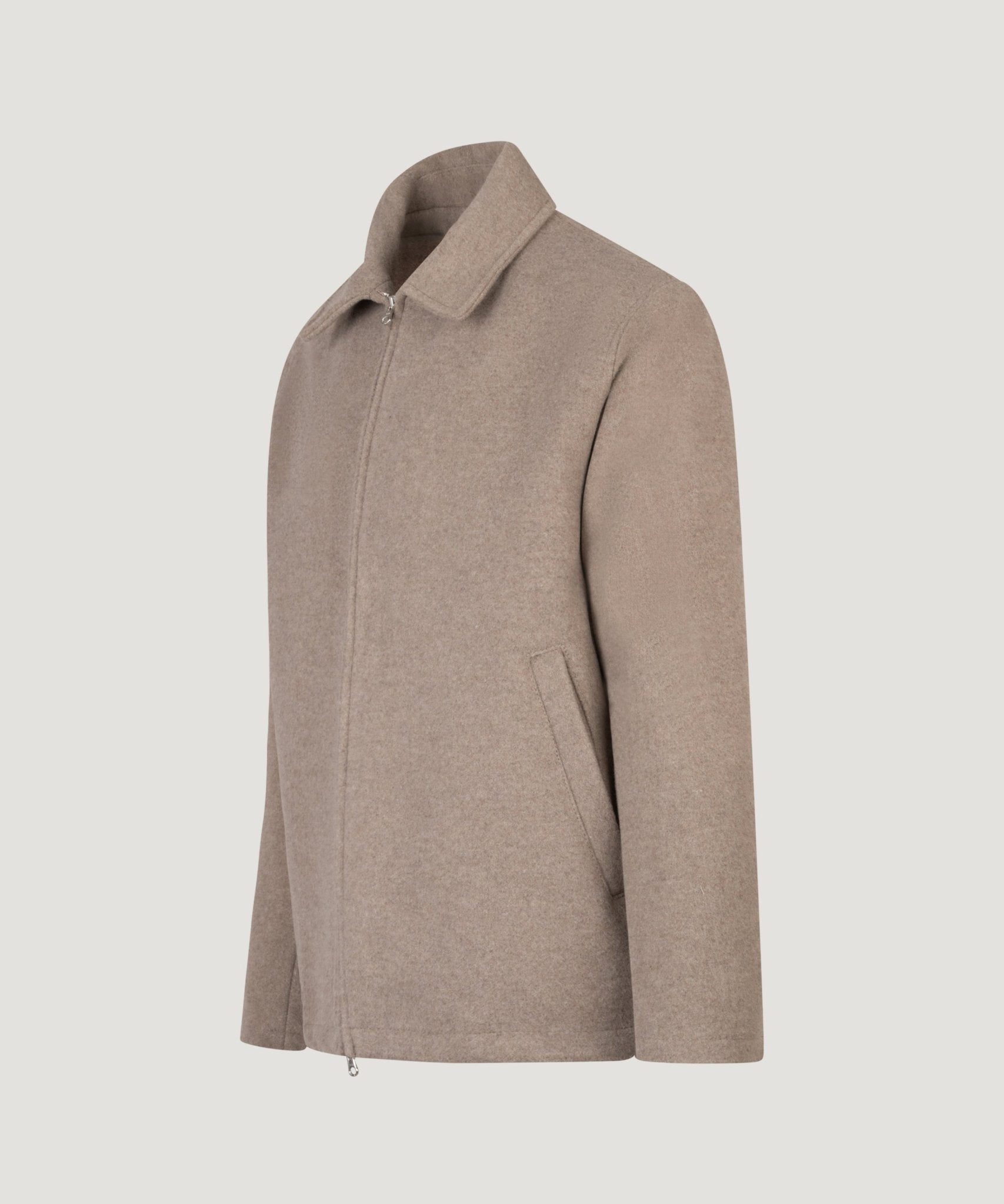 SOCI3TY Limited Fashion Jacket wolmix Lanificio Robertex zand - THE SOCIETY SHOP
