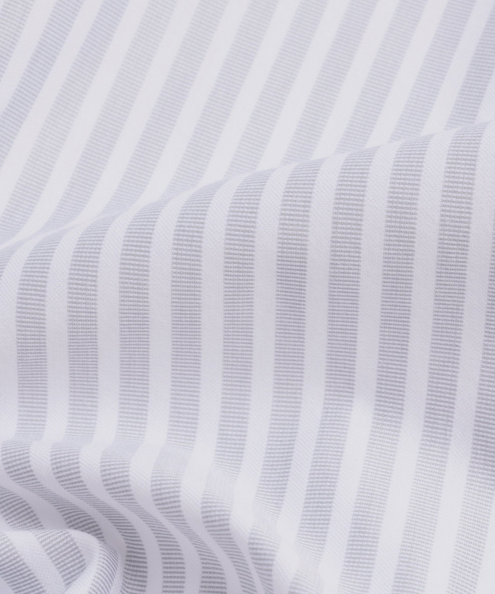 Profuomo Japanese knitted overhemd katoenmix lichtgroen gestreept - The Society Shop