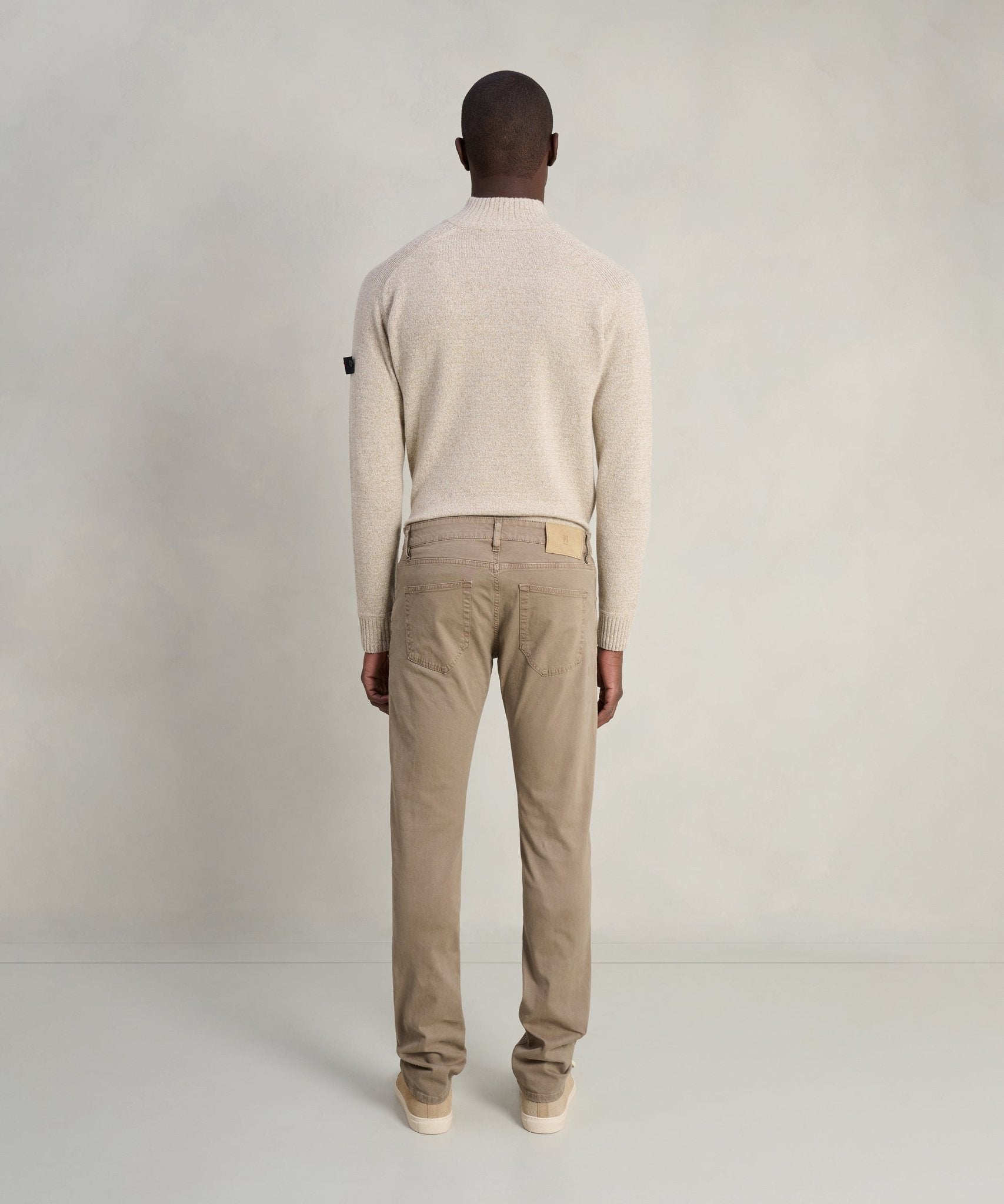 PT Torino Jazz 5 - pocket katoen stretch double dyed bruin - THE SOCIETY SHOP