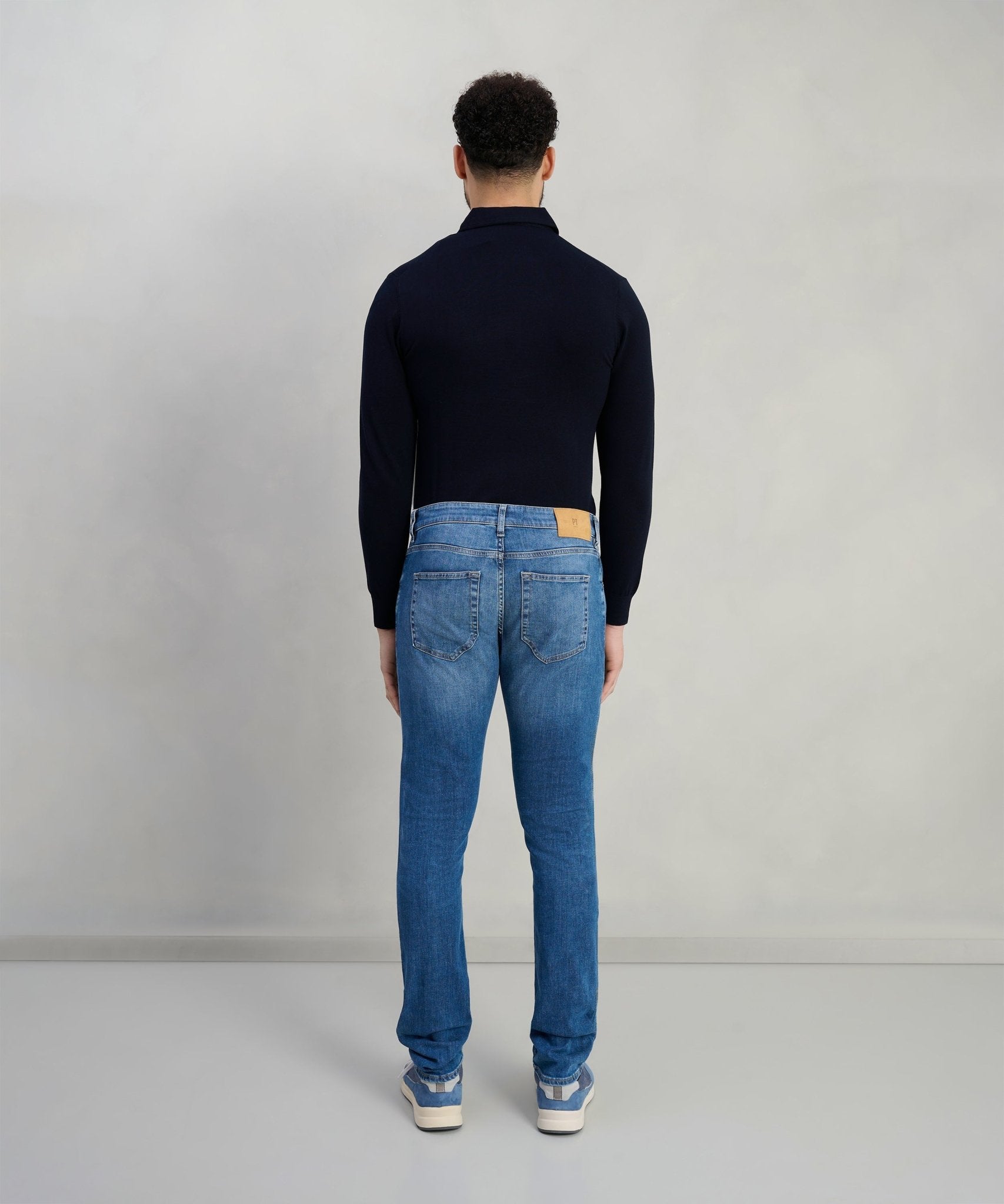 PT Torino Jazz jeans katoen stretch donkerblauw - The Society Shop