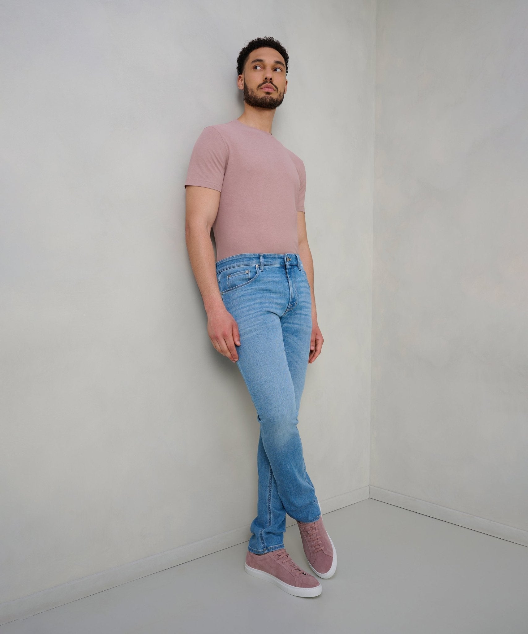 PT Torino Jazz jeans katoen stretch middenblauw - THE SOCIETY SHOP