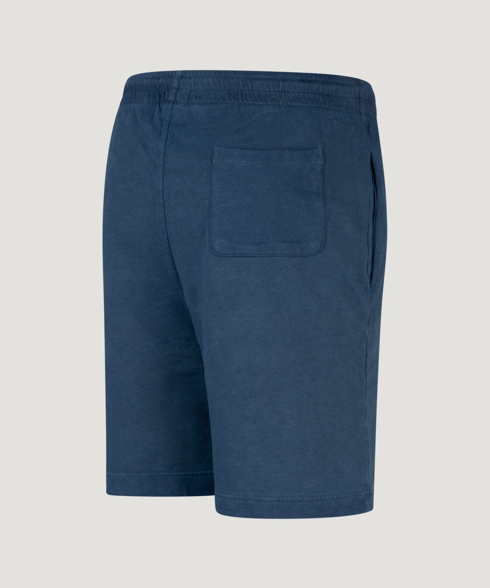 SOCI3TY Luxury Sportswear Jersey shorts garment - dyed katoen indigoblauw - THE SOCIETY SHOP