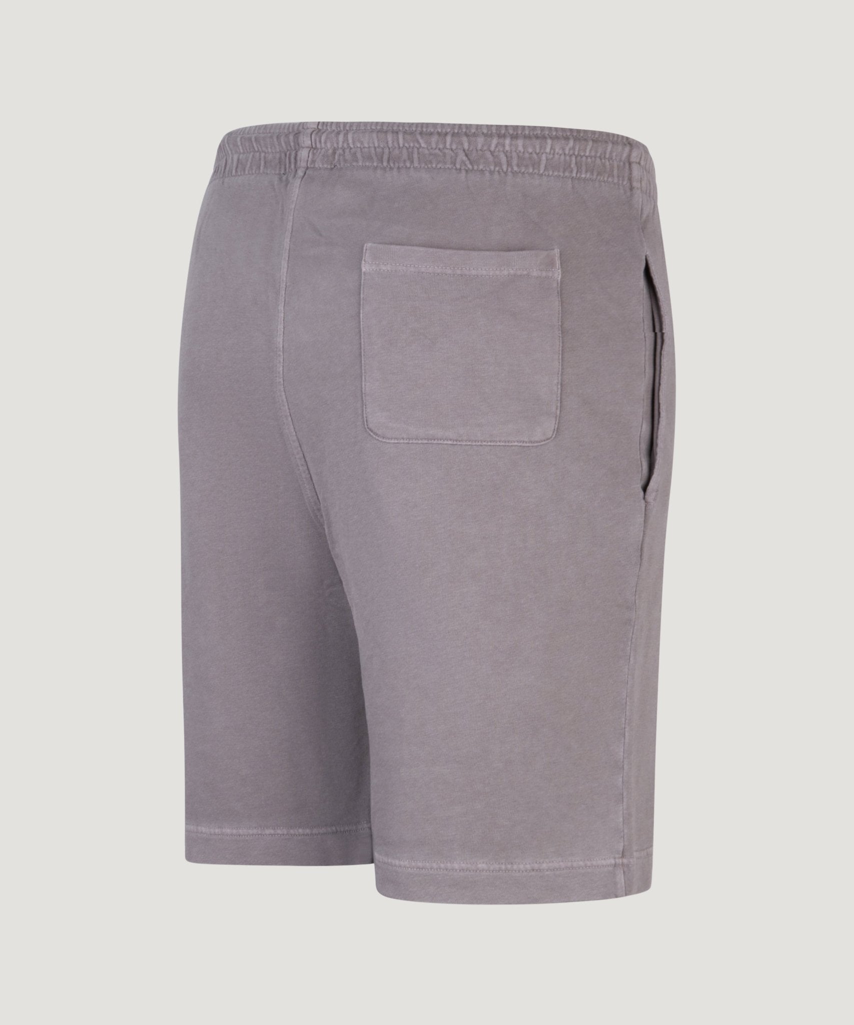 SOCI3TY Luxury Sportswear Jersey shorts garment - dyed katoen taupe - THE SOCIETY SHOP