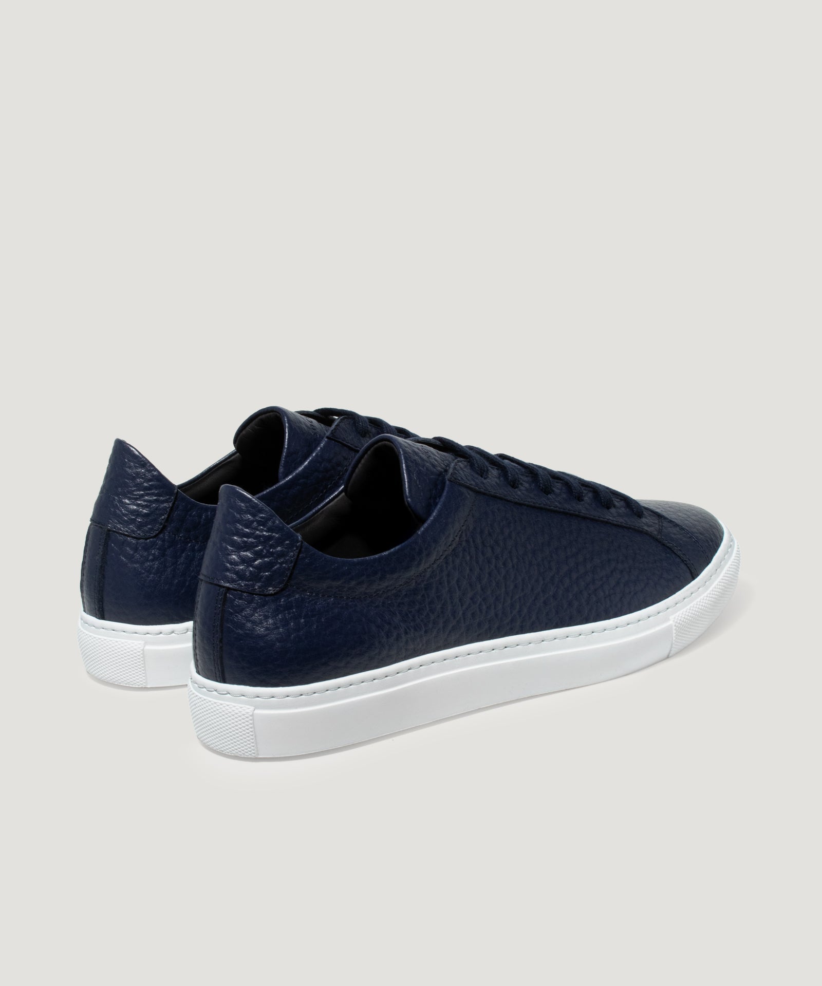 SOCI3TY Limited Fashion Kaleido sneaker grained kalfsleer donkerblauw - THE SOCIETY SHOP