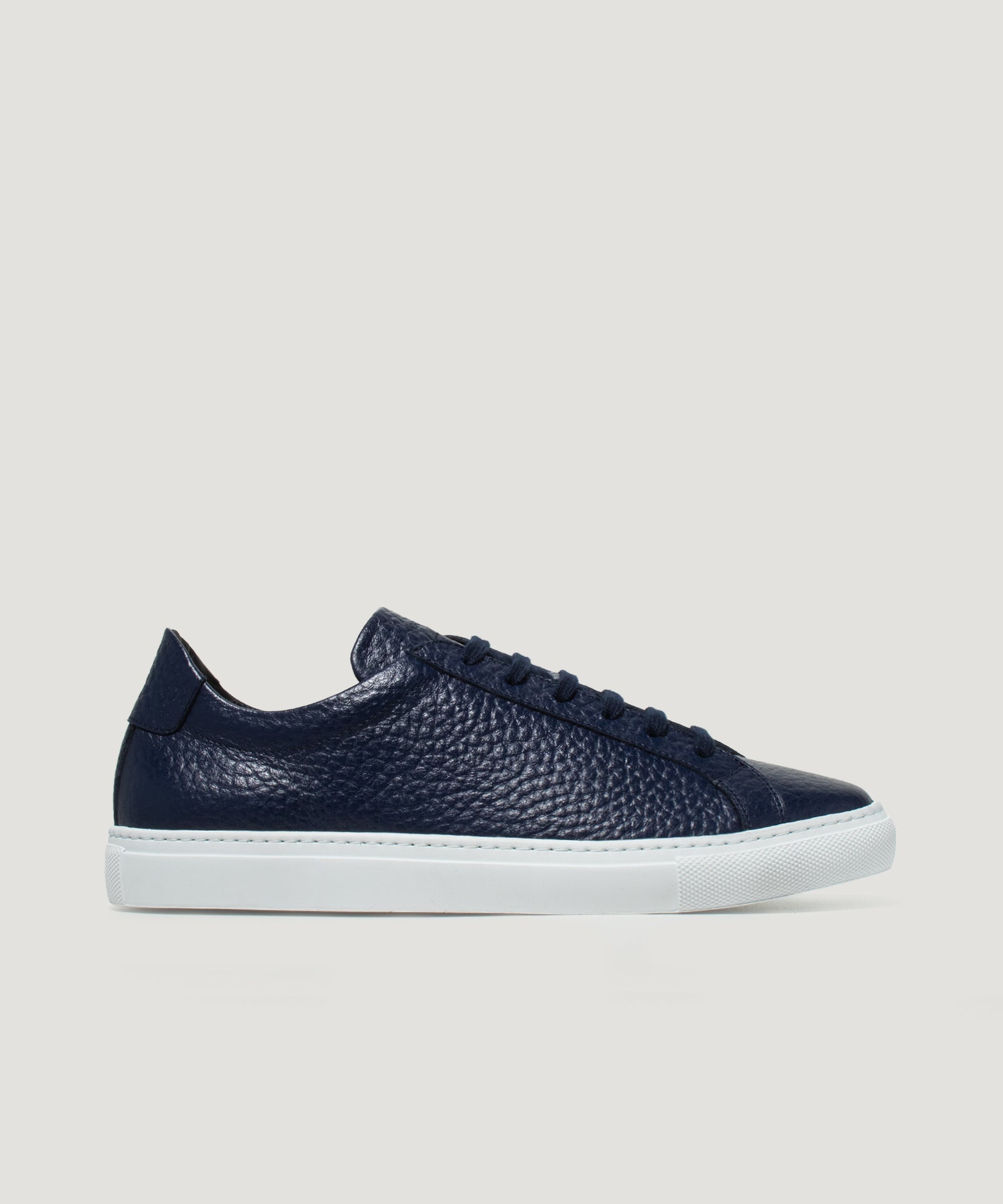 SOCI3TY Limited Fashion Kaleido sneaker grained kalfsleer donkerblauw - THE SOCIETY SHOP