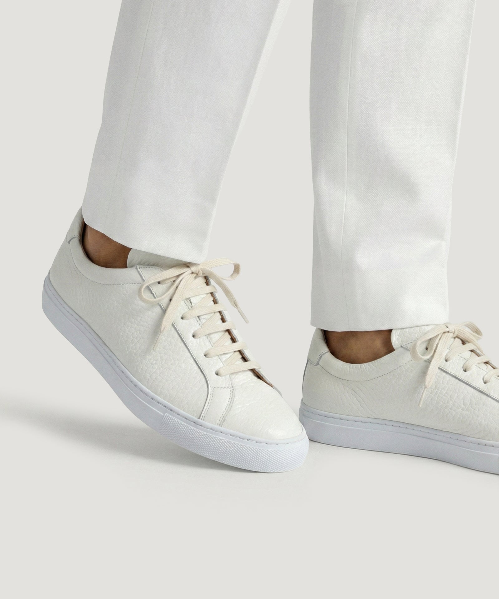 SOCI3TY Limited Fashion Kaleido sneaker grained kalfsleer off - white - THE SOCIETY SHOP