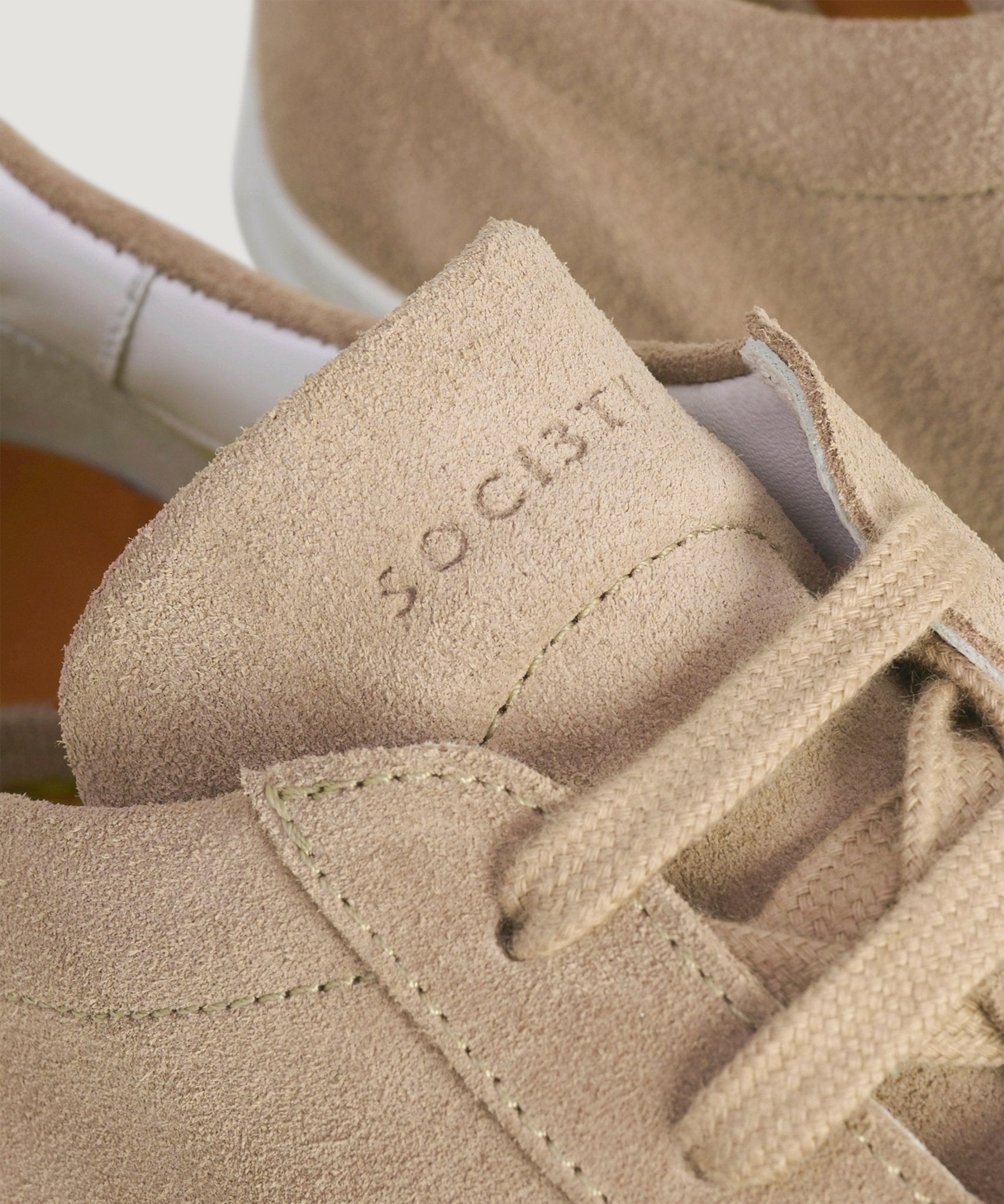 SOCI3TY Kaleido sneaker suède beige - THE SOCIETY SHOP