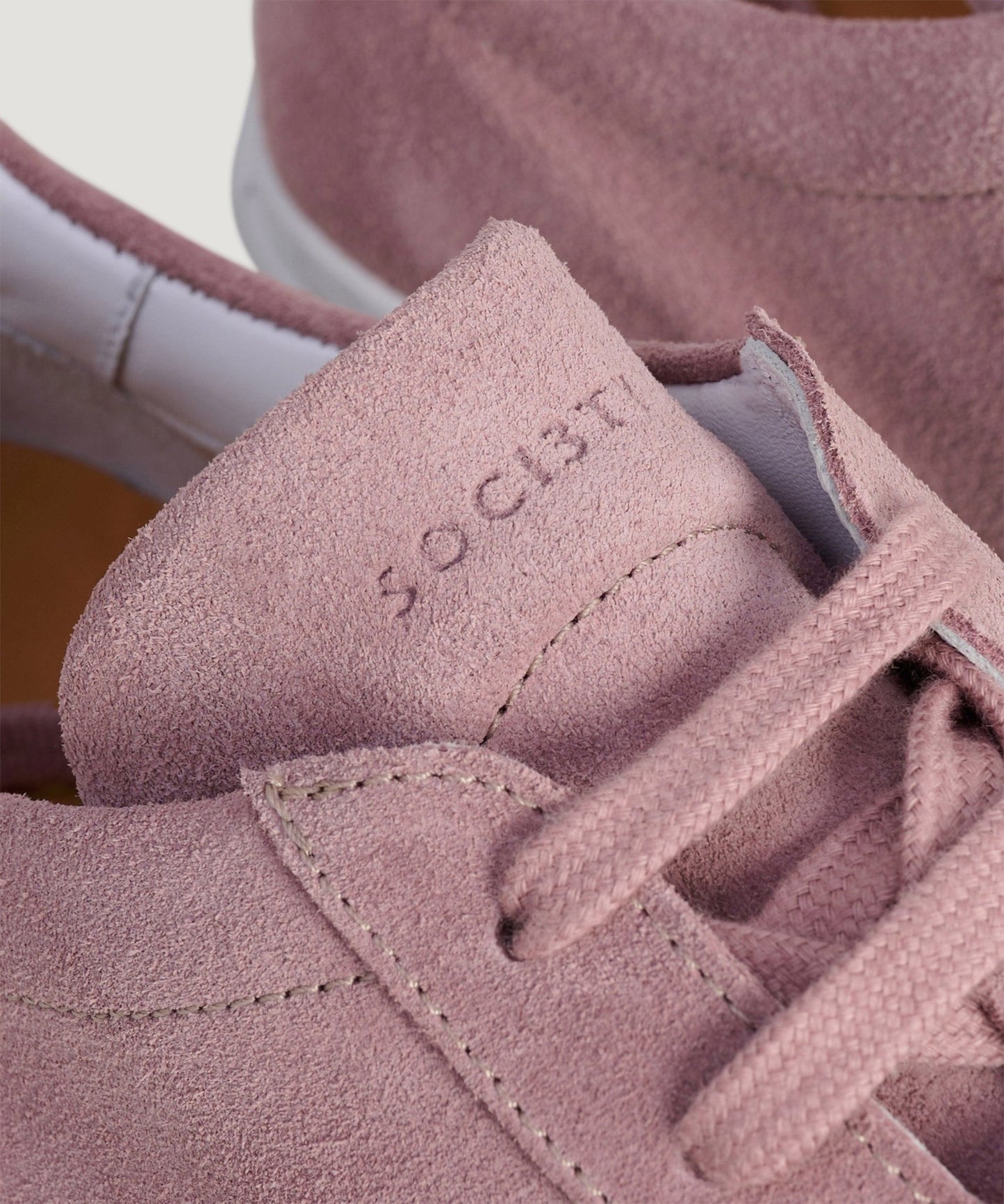 SOCI3TY Kaleido sneaker suède roze - THE SOCIETY SHOP