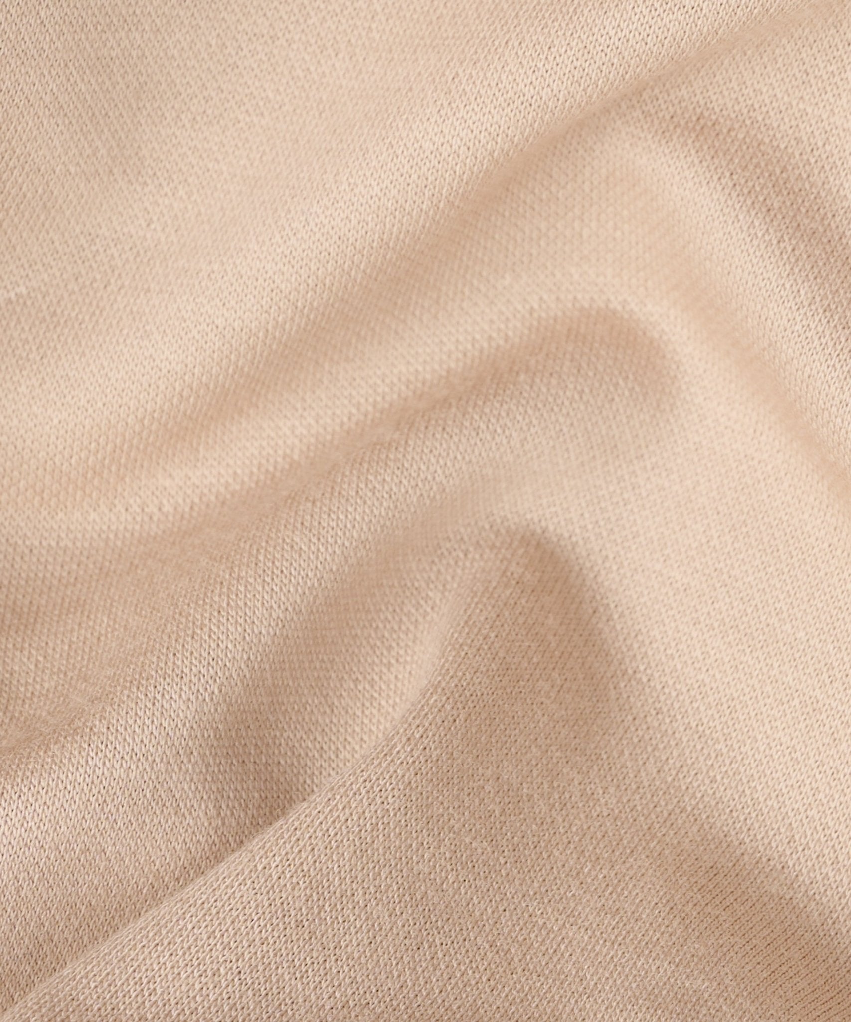 Profuomo Knitted overhemd single jersey katoen beige - THE SOCIETY SHOP
