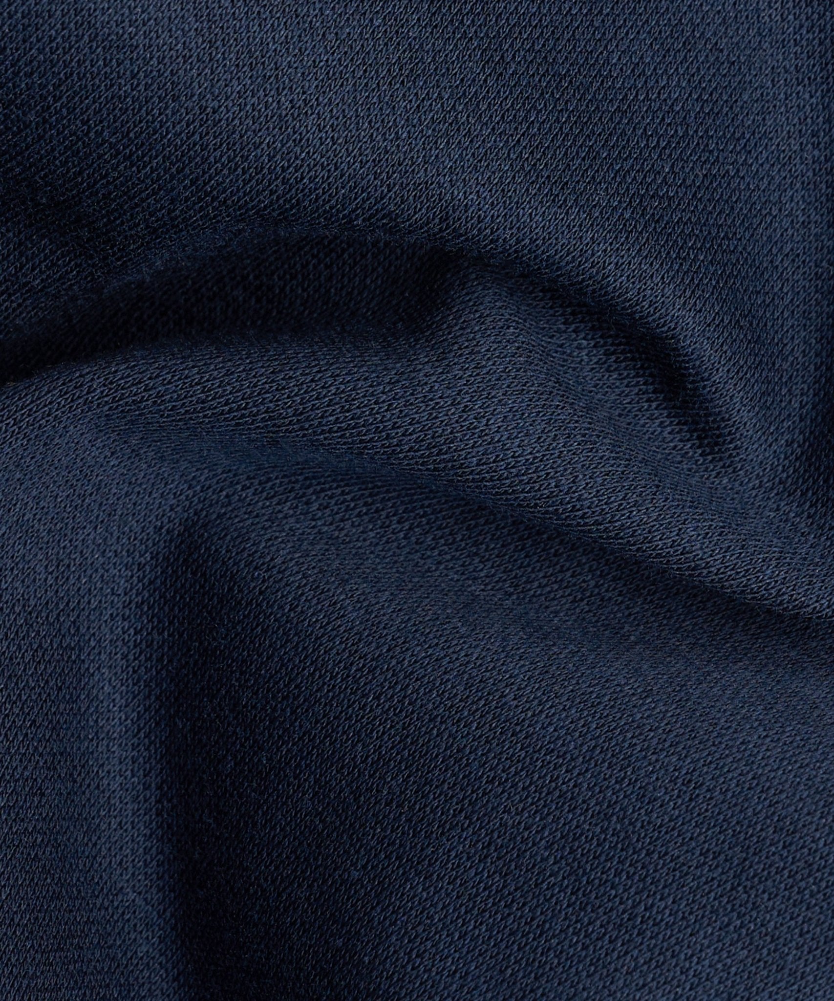 Profuomo Knitted overhemd single jersey katoen donkerblauw - THE SOCIETY SHOP