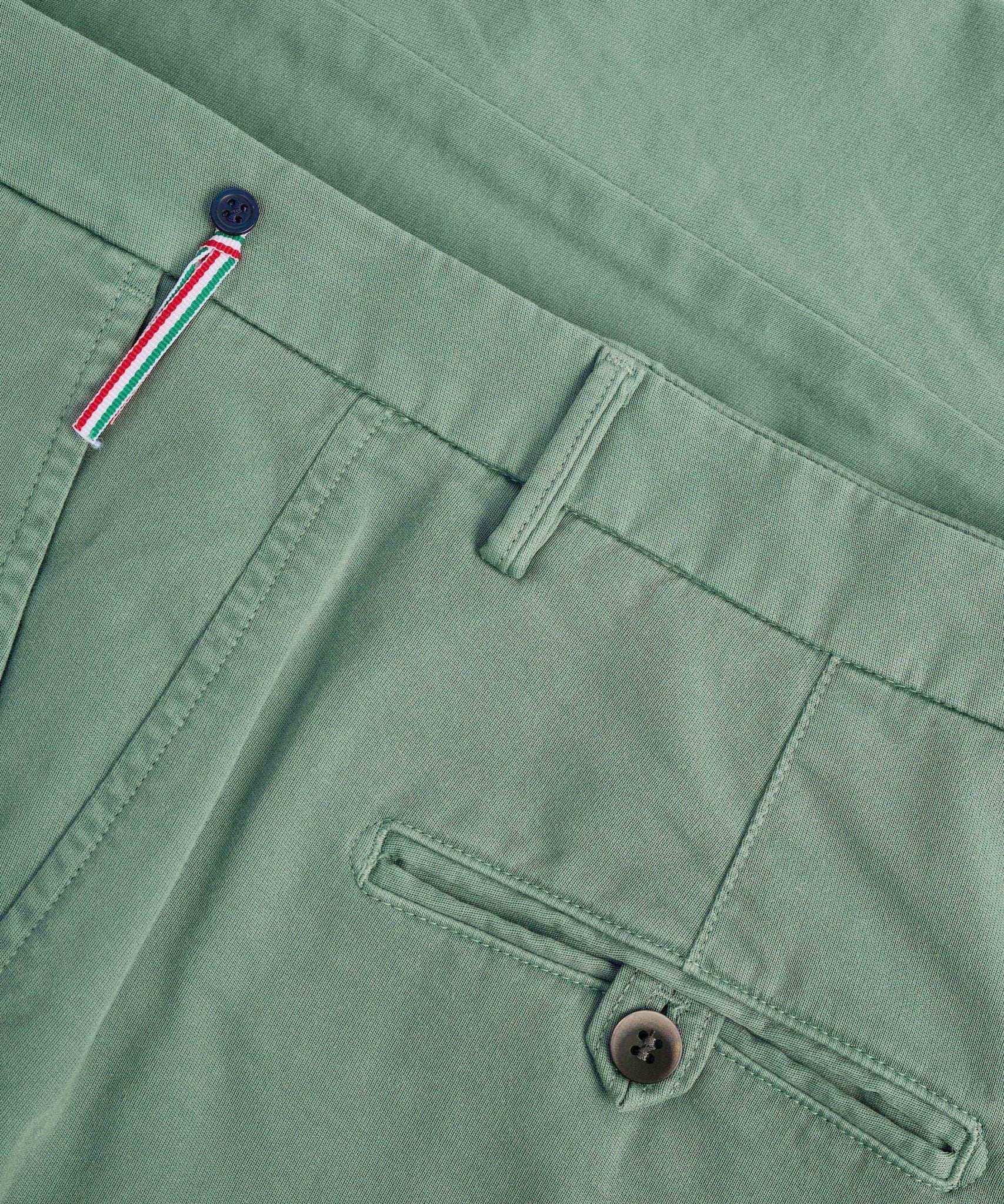 Mason's Knitted Torino chino katoen lichtgroen - THE SOCIETY SHOP