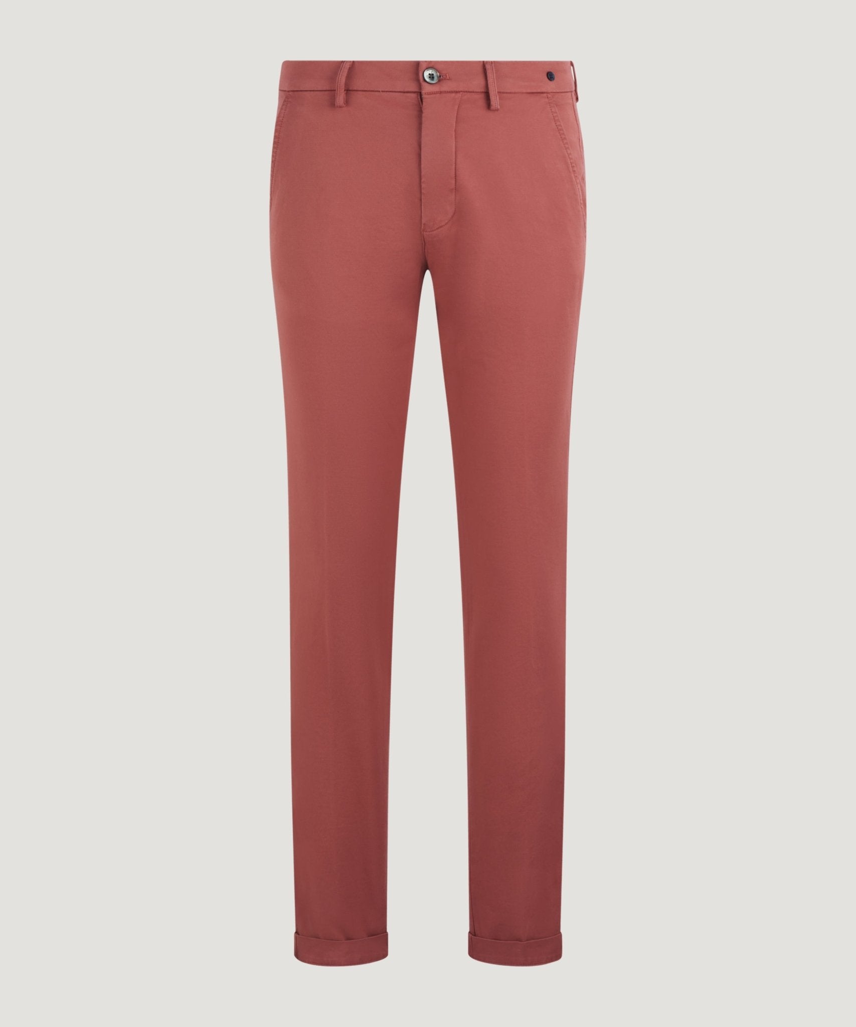 Mason's Knitted Torino chino katoen steenrood - The Society Shop
