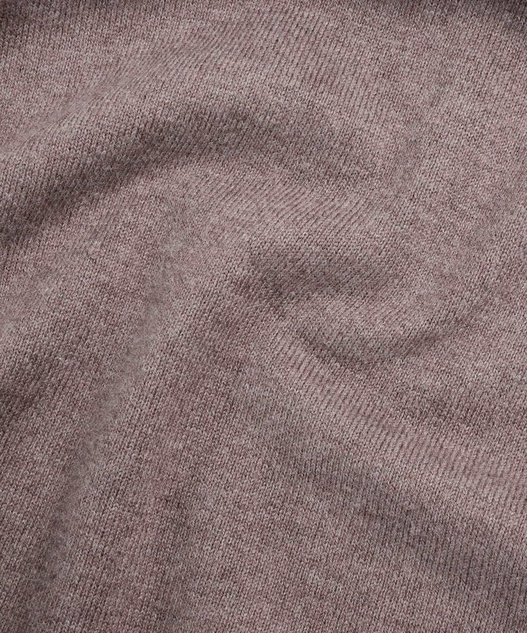 SOCI3TY Limited Long sleeve polo Cotton Cashmere bruin - THE SOCIETY SHOP