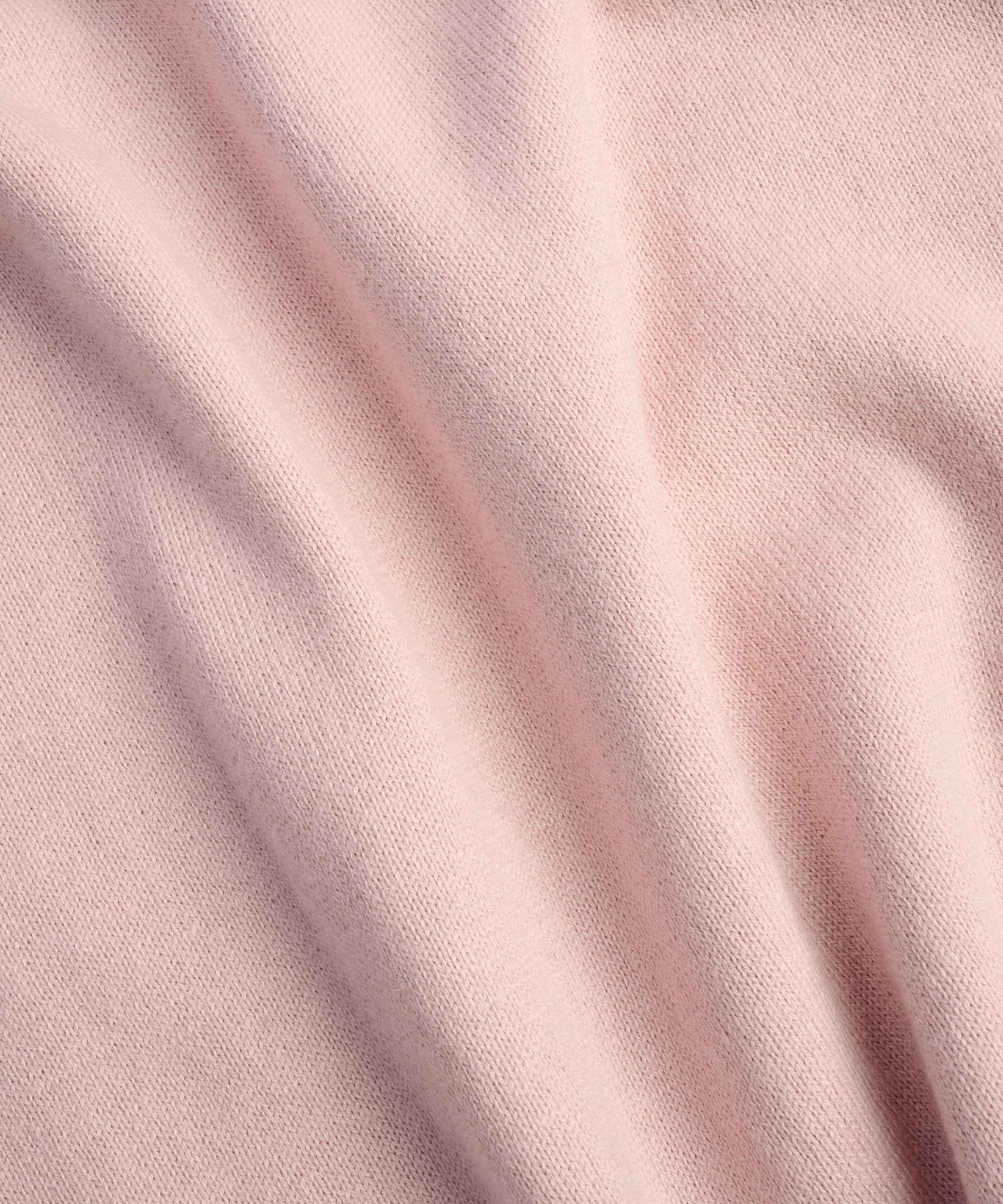 SOCI3TY Limited Long sleeve polo Cotton Cashmere comfy pink - THE SOCIETY SHOP