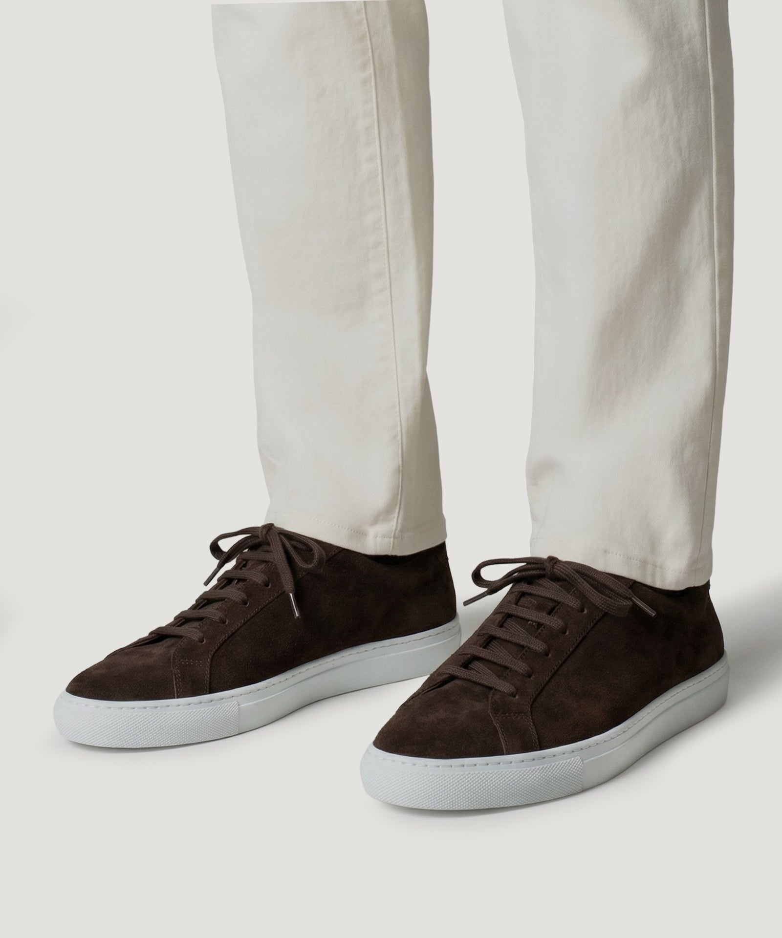 SOCI3TY Limited Fashion Low top sneaker suède donkerbruin - THE SOCIETY SHOP