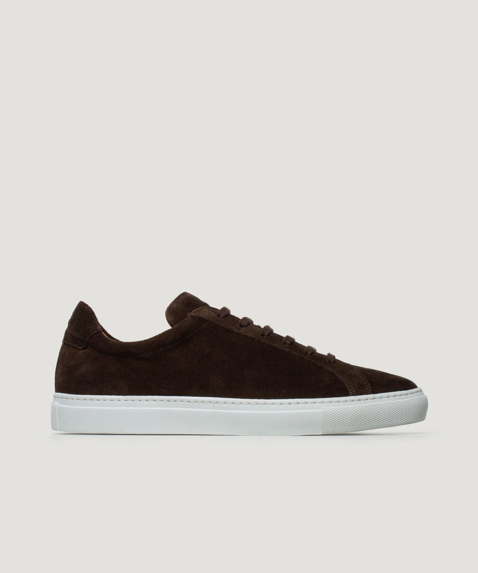 SOCI3TY Limited Fashion Low top sneaker suède donkerbruin - THE SOCIETY SHOP