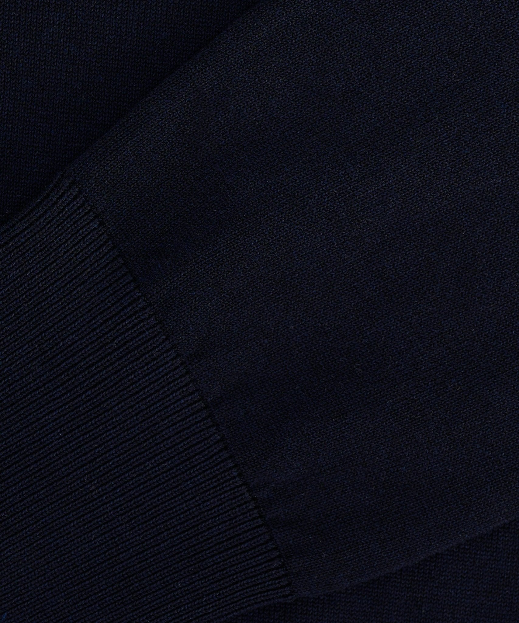 Profuomo Luxury basic crewneck trui Tencel/katoen/zijde donkerblauw - The Society Shop