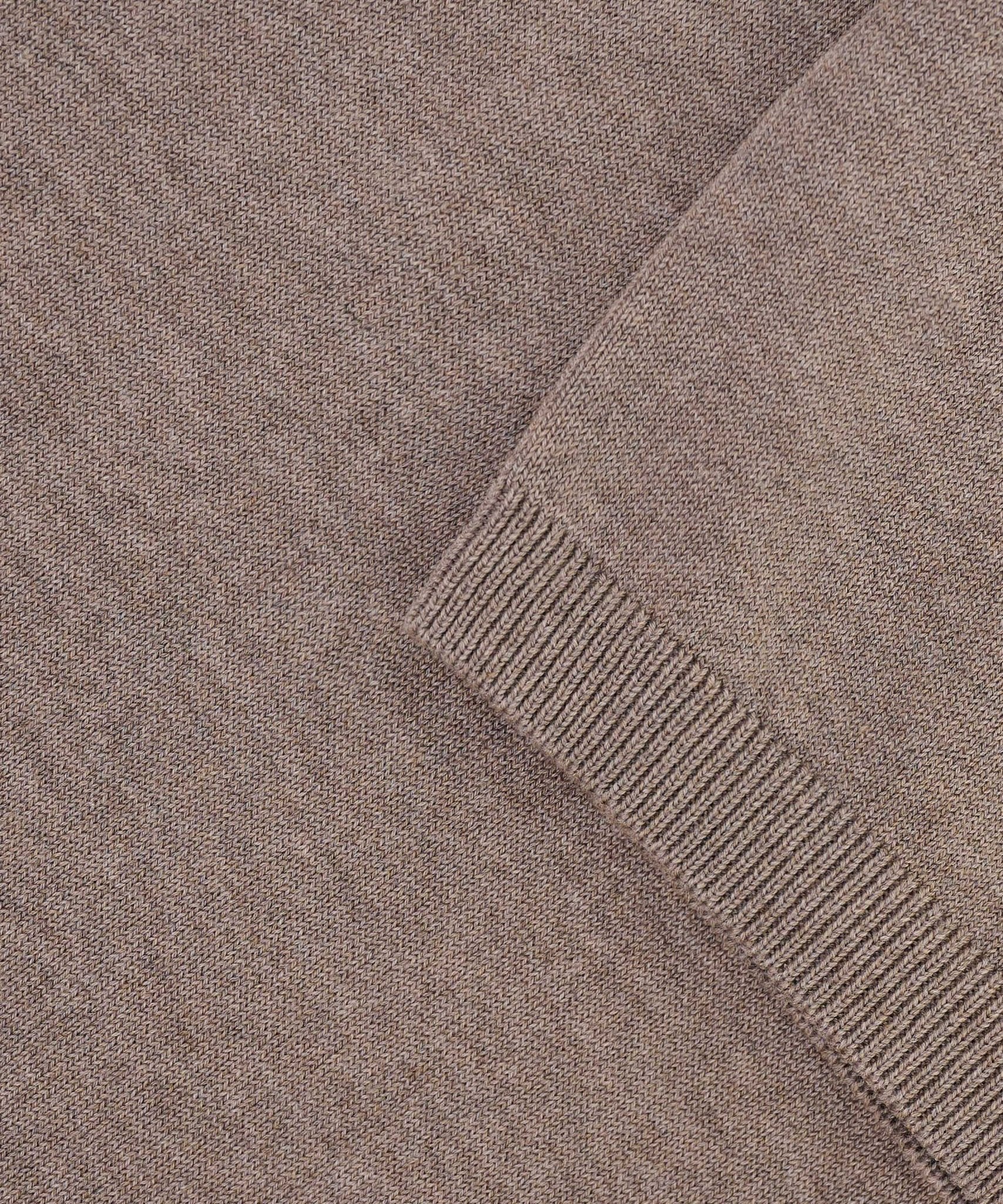 Profuomo Luxury basic polo Tencel/katoen/zijde bruin - The Society Shop