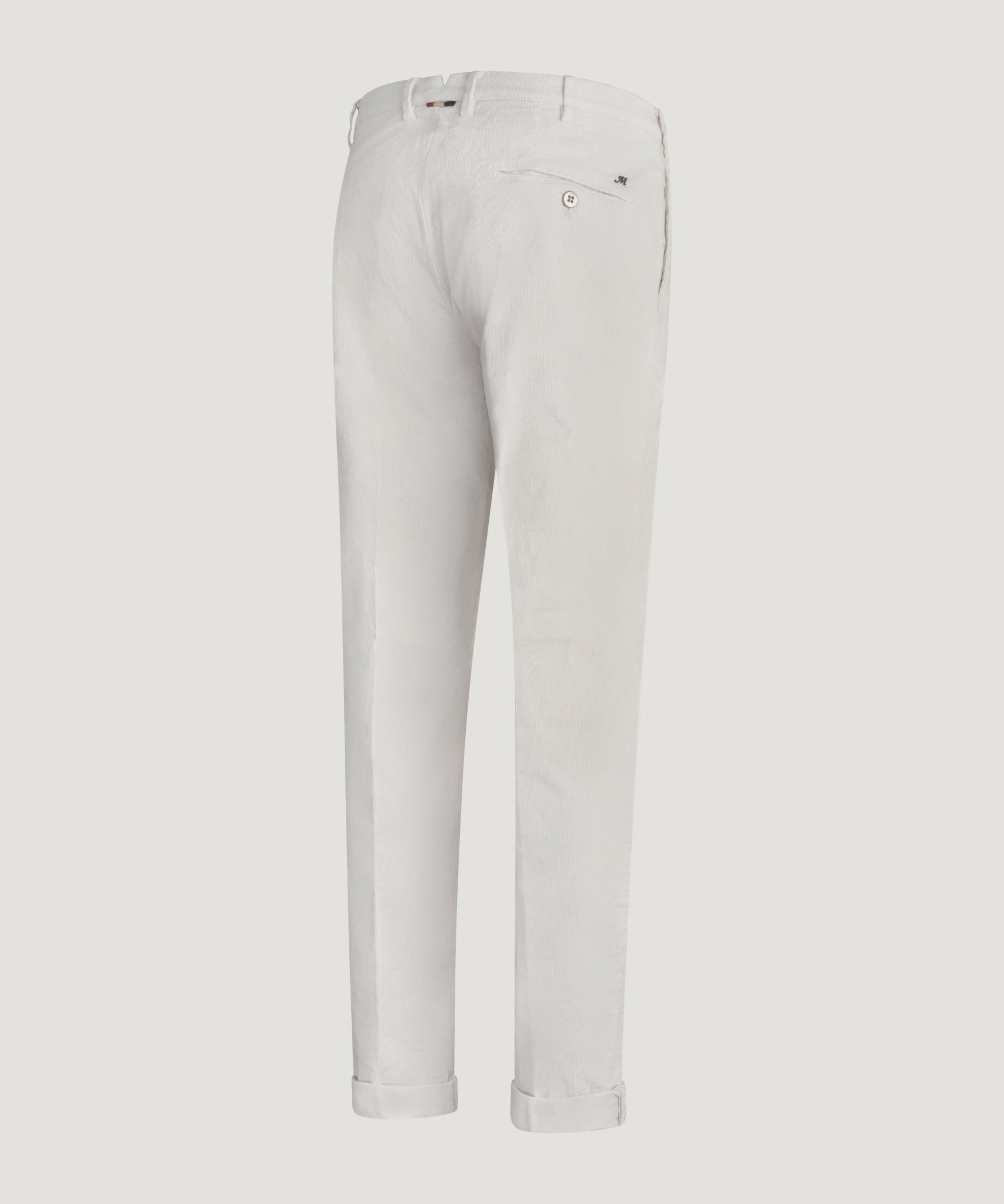 Mason's New York Style chino corduroy katoen stretch off-white - THE SOCIETY SHOP