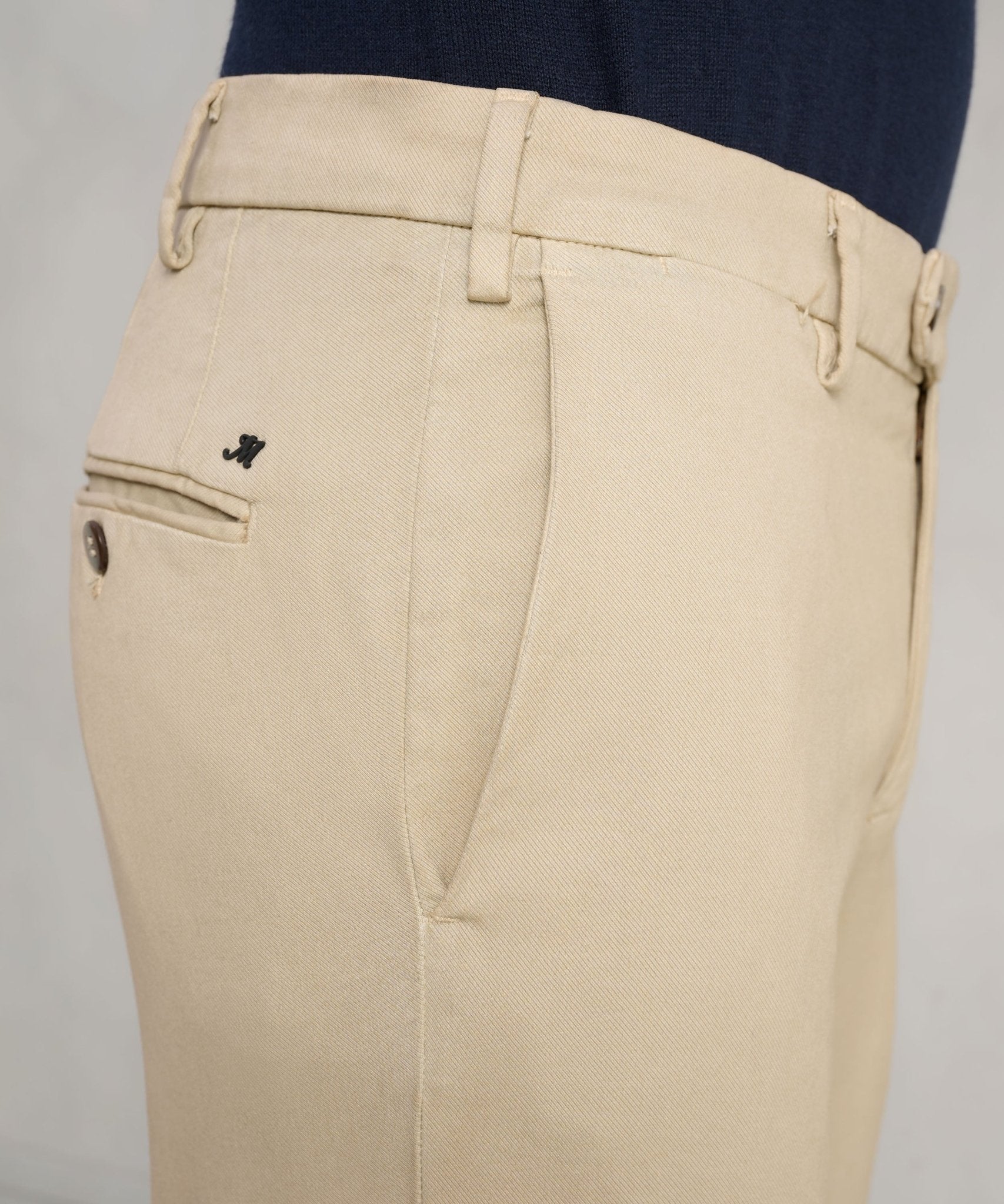 Mason's New York style chino katoen/modal stretch beige - THE SOCIETY SHOP