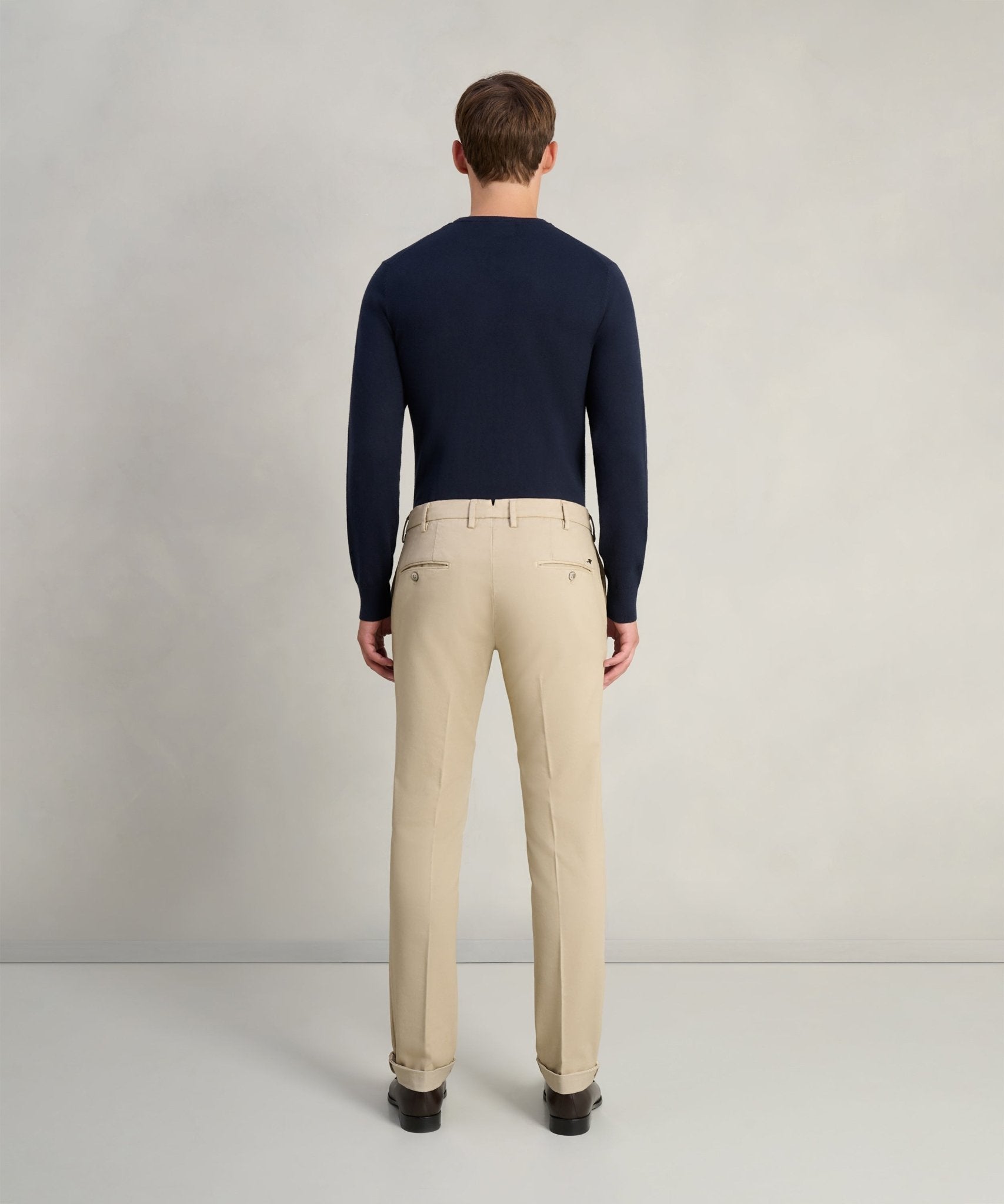 Mason's New York style chino katoen/modal stretch beige - THE SOCIETY SHOP