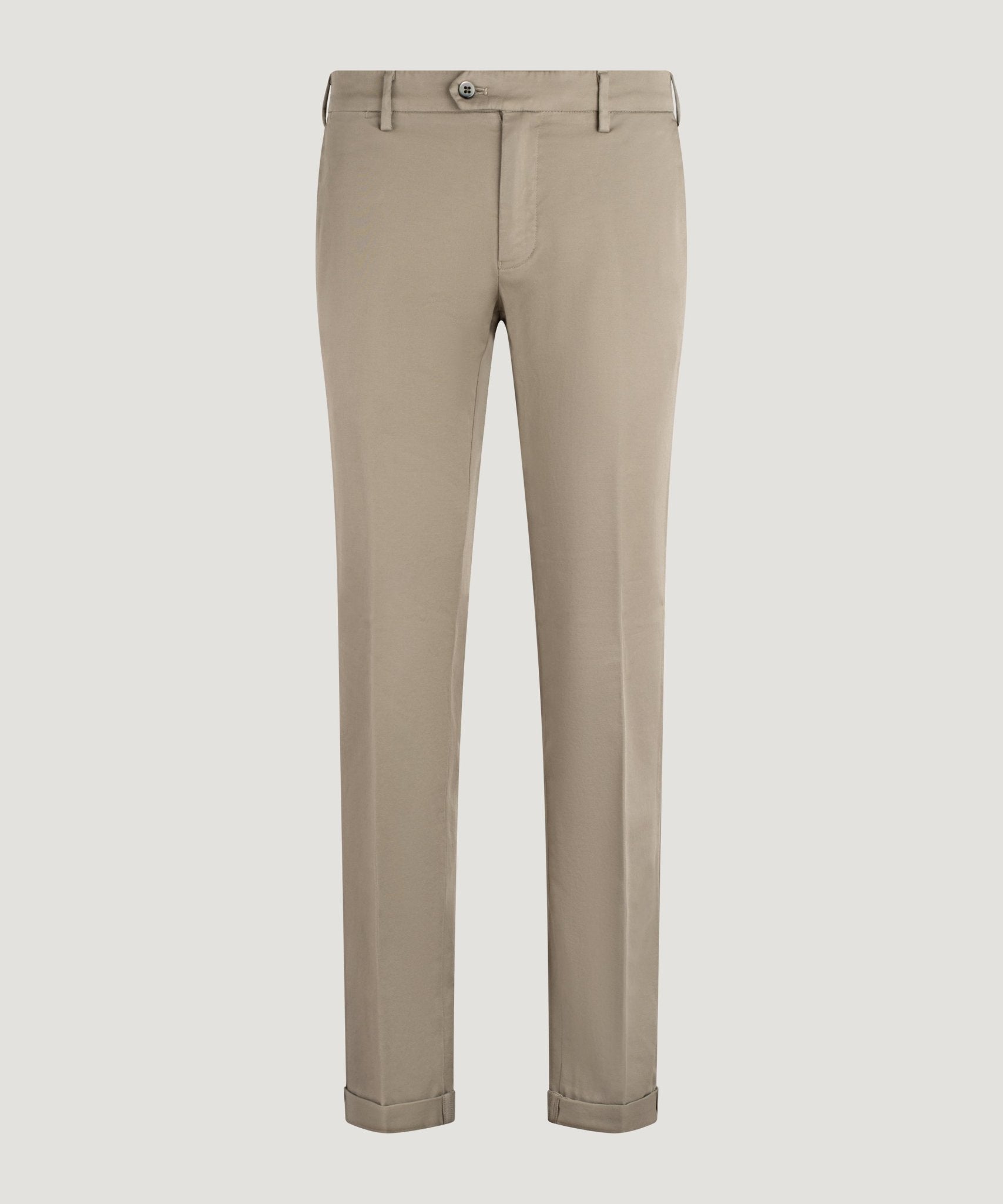 Mason's New York Style knitted chino katoen stretch khaki - THE SOCIETY SHOP