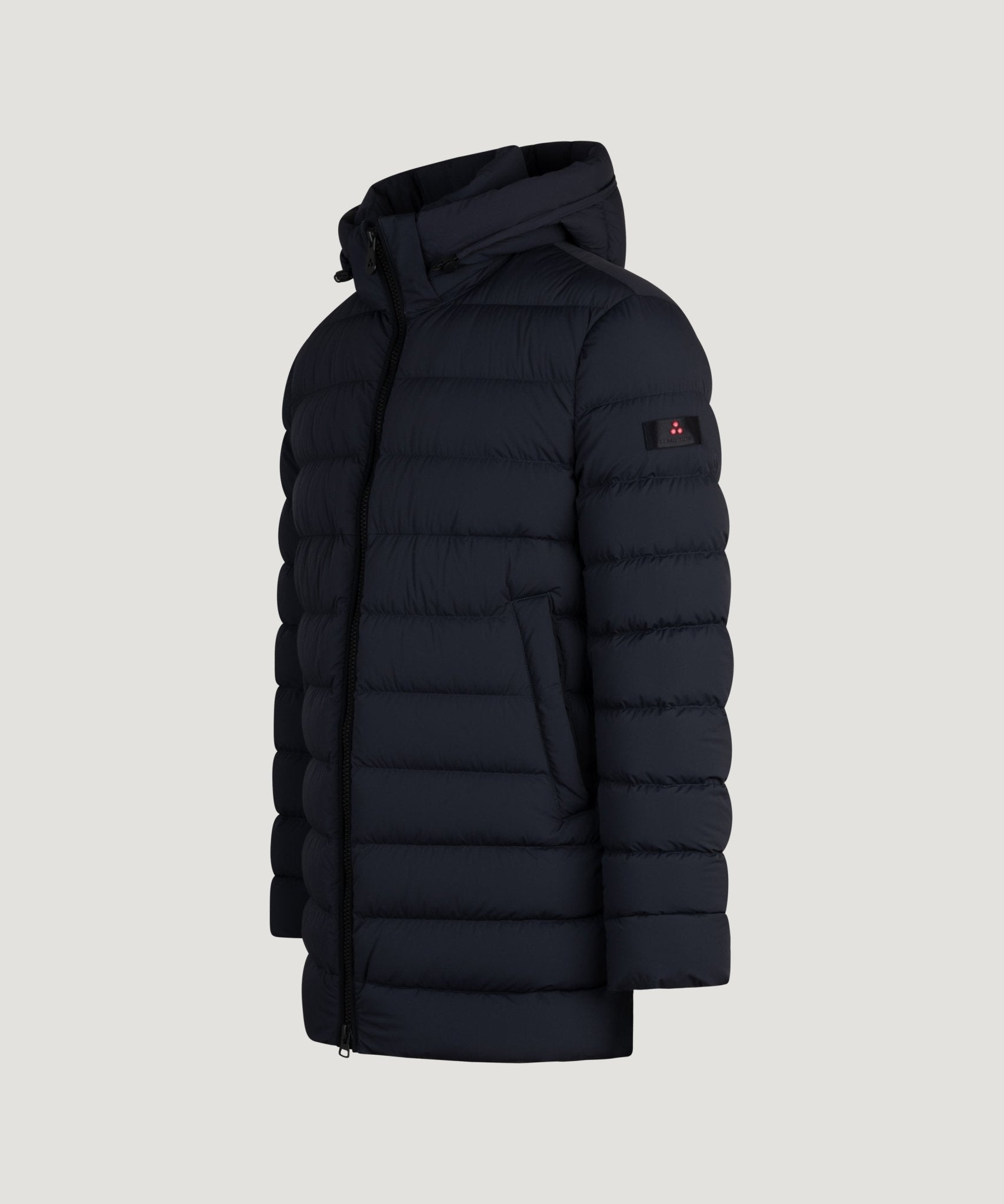 Peuterey Nigel NS gewatteerde parka donkerblauw - THE SOCIETY SHOP