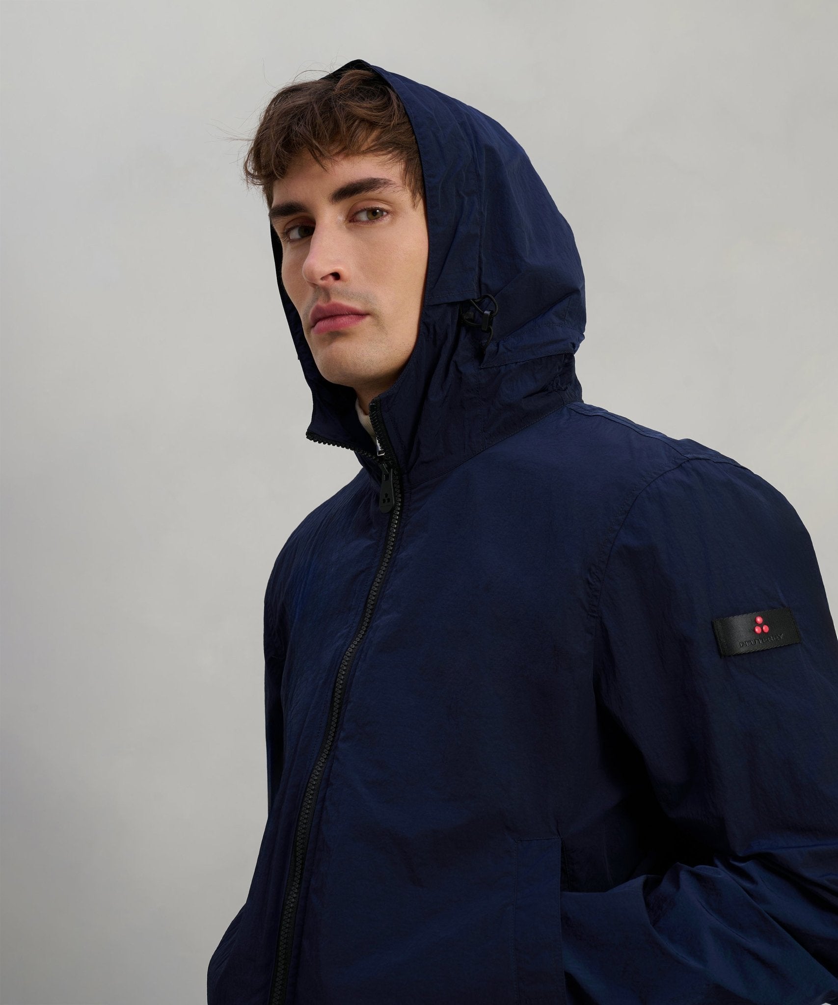 Peuterey Nigle U windbreaker jacket midnight blauw - The Society Shop