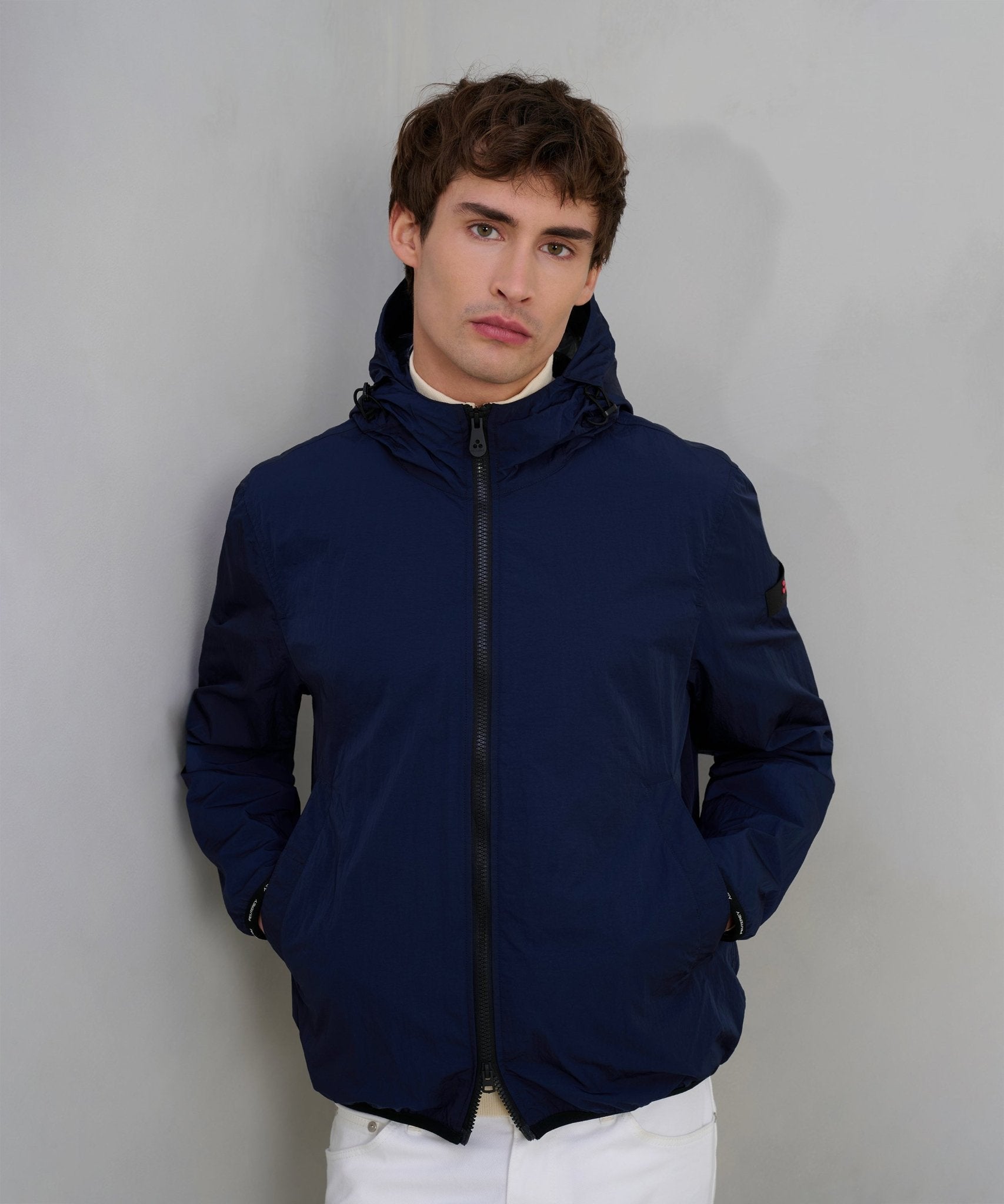 Peuterey Nigle U windbreaker jacket midnight blauw - The Society Shop