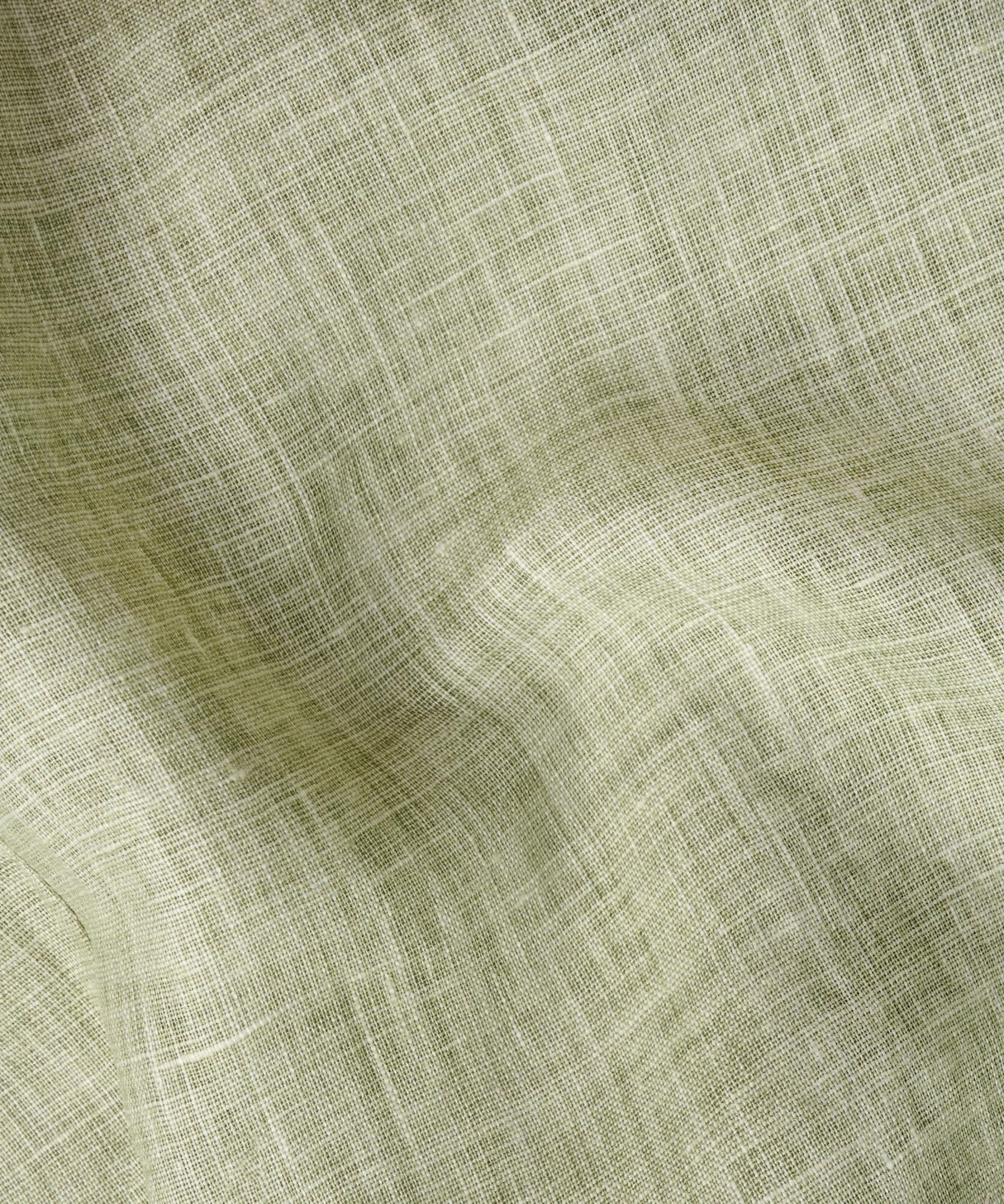 SOCI3TY Handmade Overhemd coated linnen groen (By Canclini) - THE SOCIETY SHOP