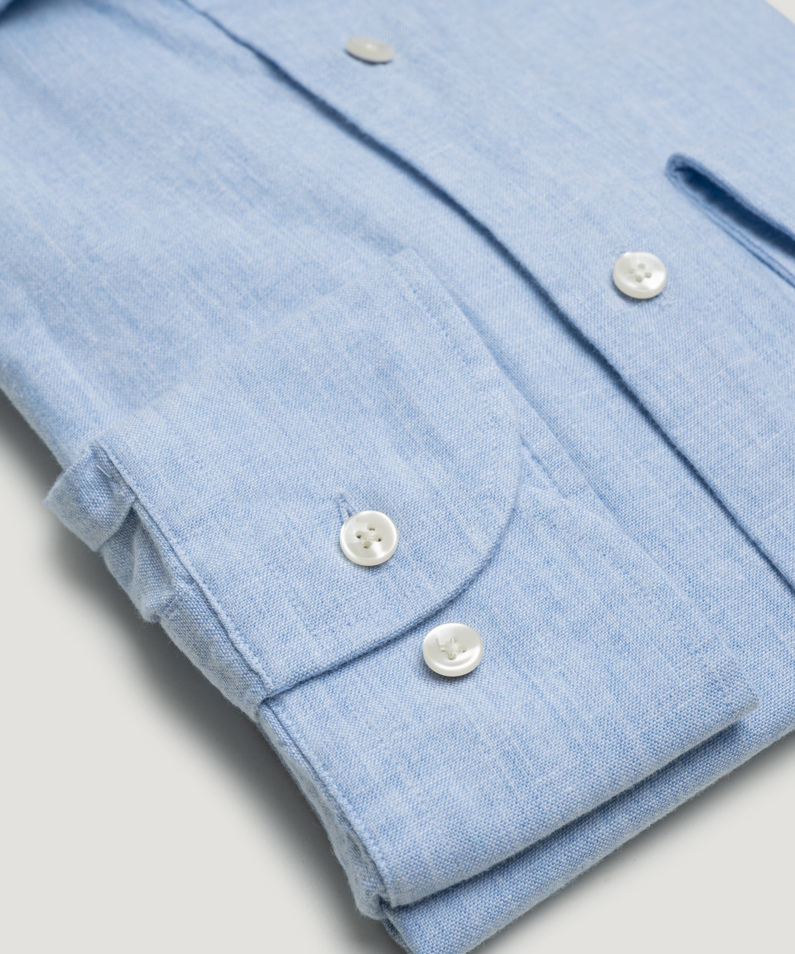 SOCI3TY by Profuomo Overhemd katoen/linnen lichtblauw - THE SOCIETY SHOP