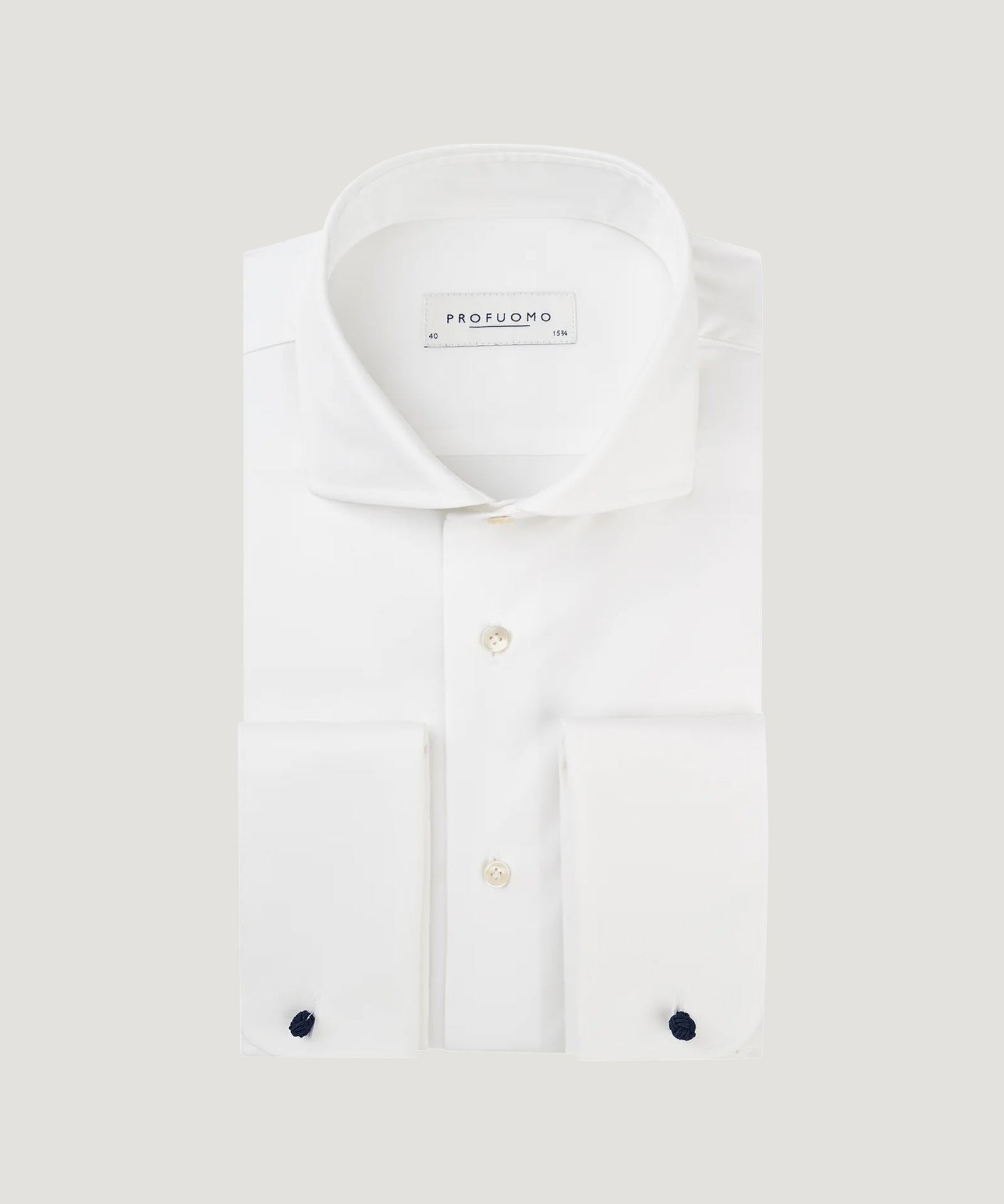 Profuomo Overhemd royal twill no.7 wit - The Society Shop