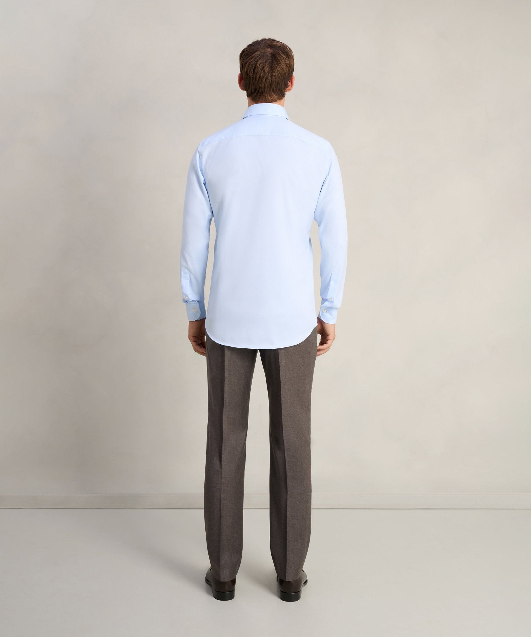 Profuomo Overhemd two - ply katoen lichtblauw - THE SOCIETY SHOP