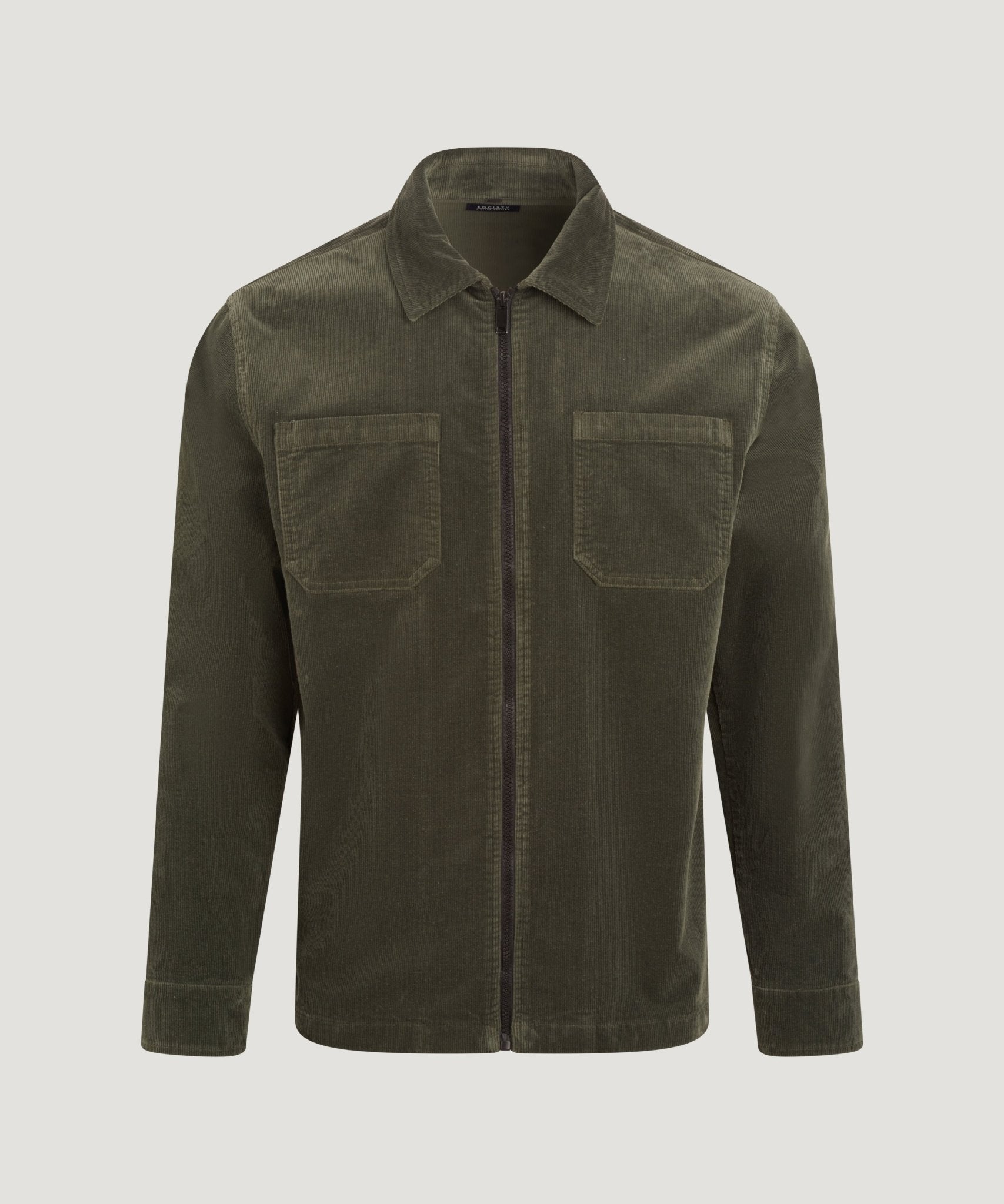 SOCI3TY Limited Overshirt gewassen corduroy donkergroen - THE SOCIETY SHOP