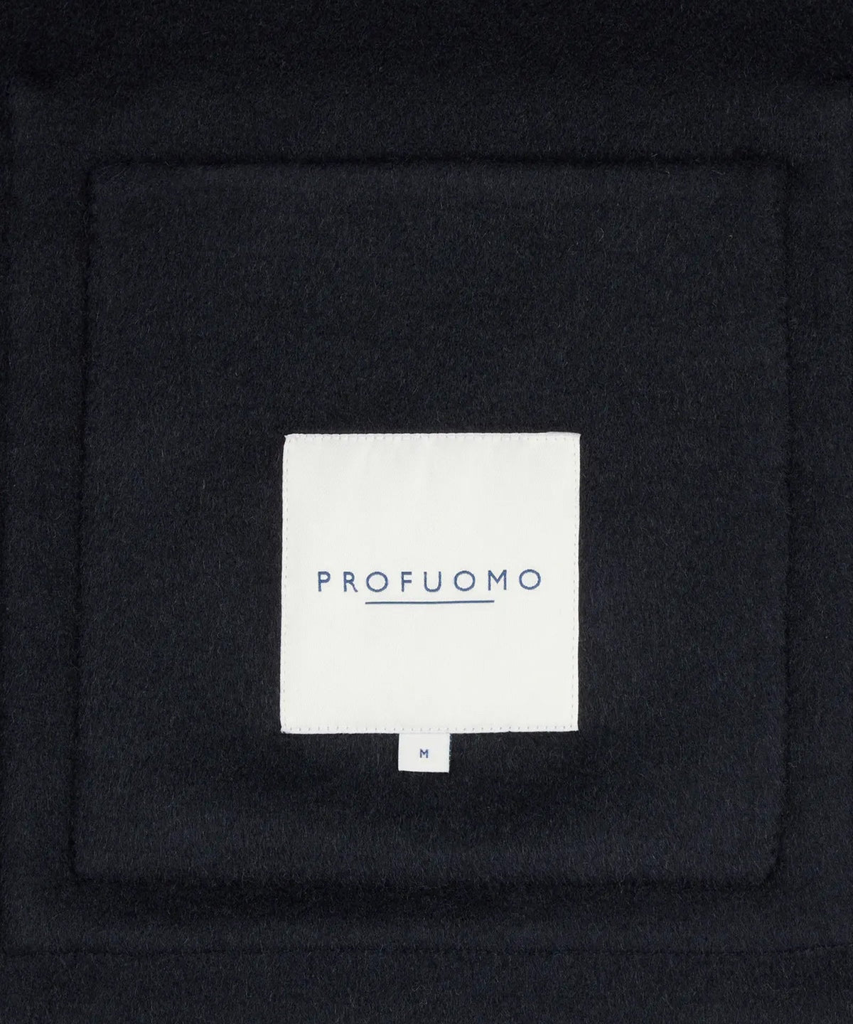 Profuomo Overshirt single layer wol donkerblauw - THE SOCIETY SHOP