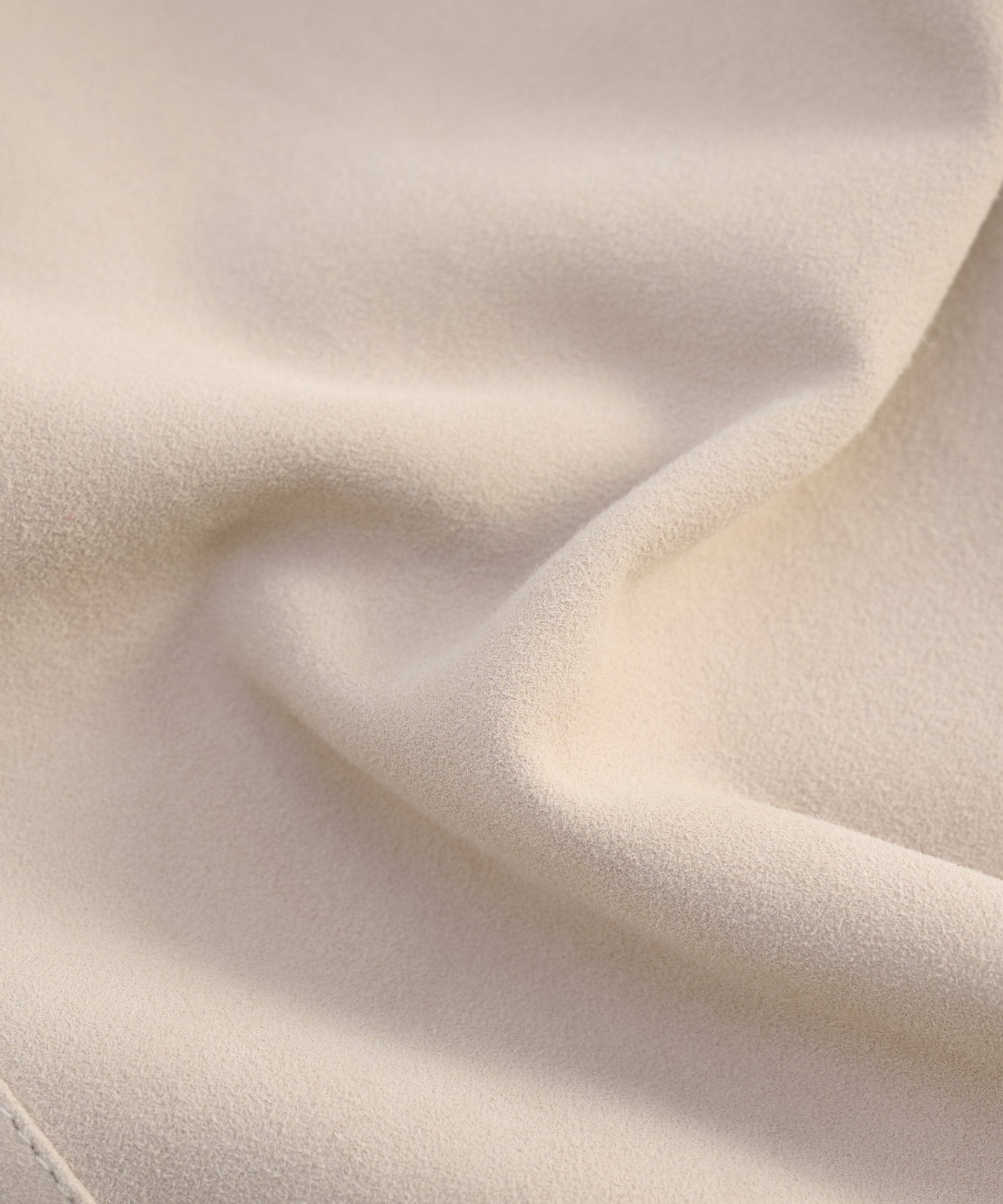 SOCI3TY Overshirt suède off - white - THE SOCIETY SHOP