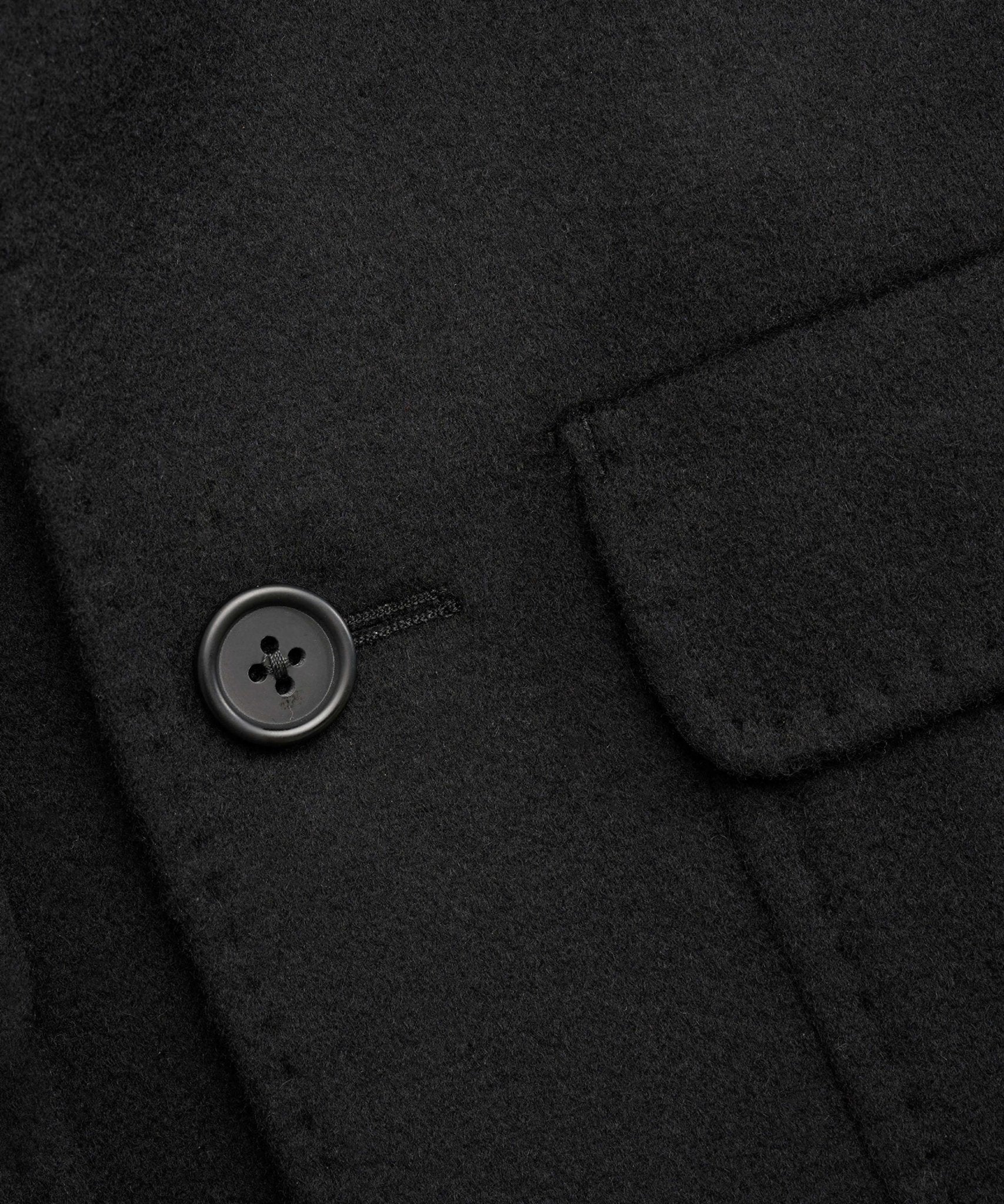 SOCI3TY Limited Overshirt wol/kasjmier zwart - THE SOCIETY SHOP