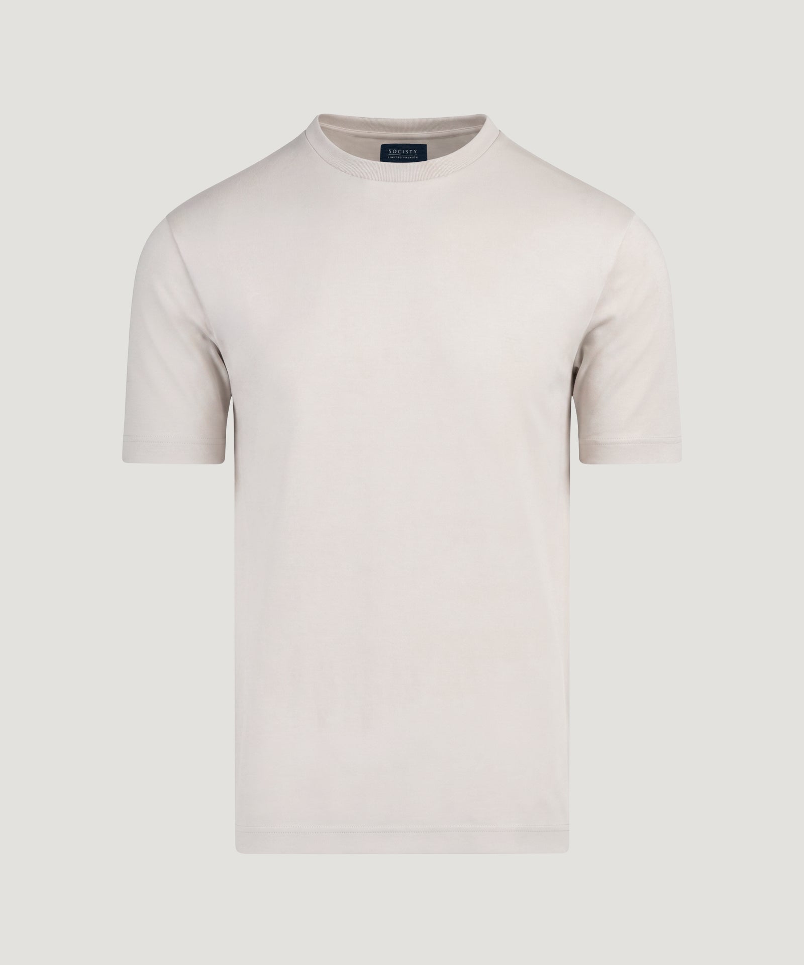 SOCI3TY Limited Fashion Oversized T-shirt Pima katoen off - white - THE SOCIETY SHOP