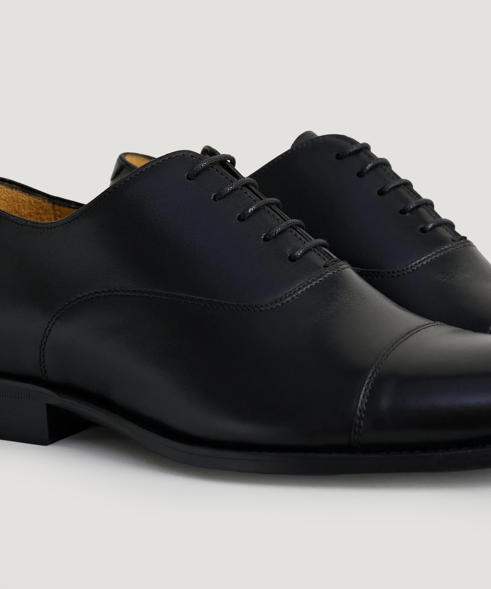 SOCI3TY Oxford veterschoen kalfsleer zwart - THE SOCIETY SHOP