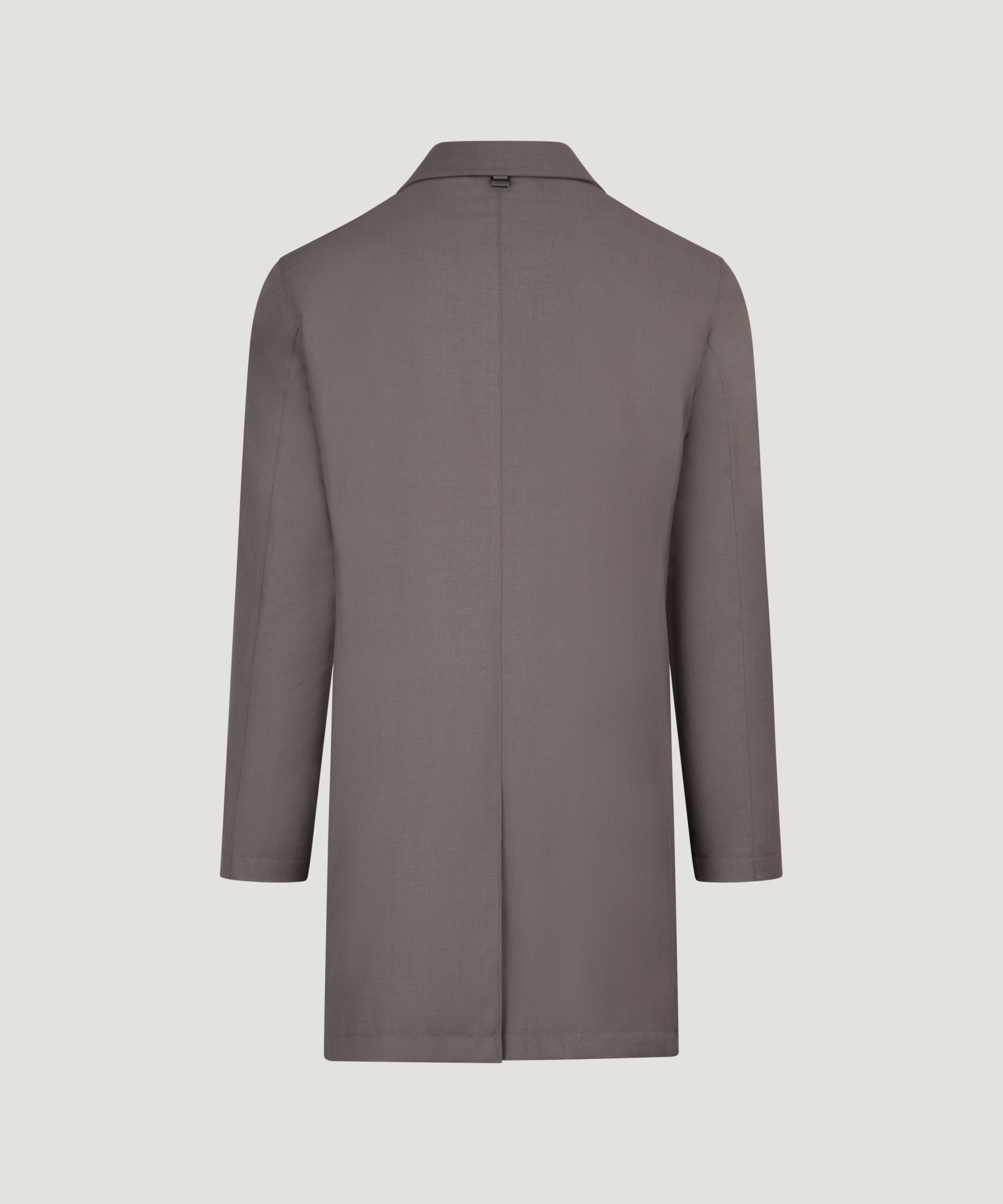 Corneliani Padded waterproof car coat taupe - THE SOCIETY SHOP