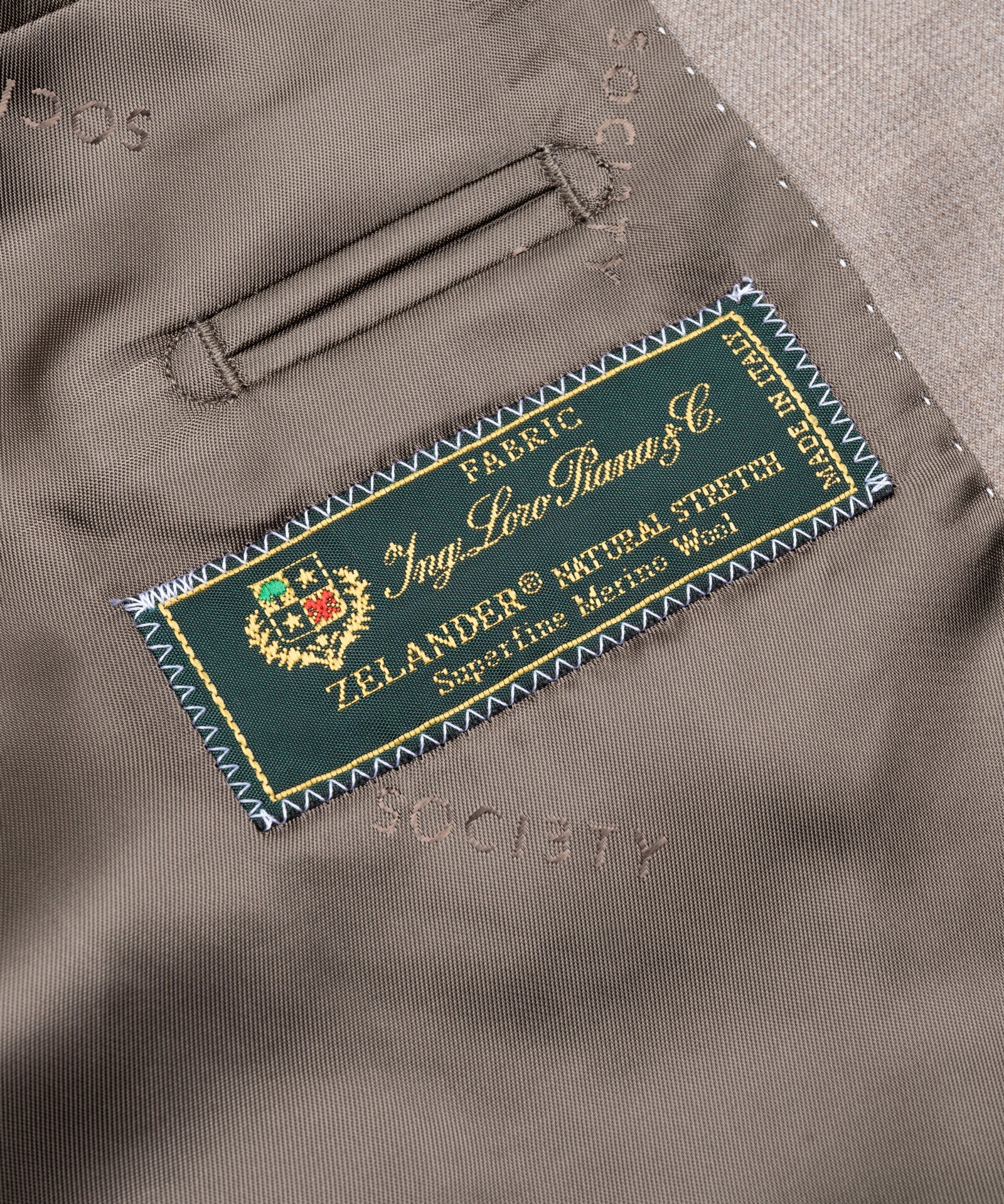 SOCI3TY Limited Fashion Pak merinowol ZELANDER lichtbruin - THE SOCIETY SHOP