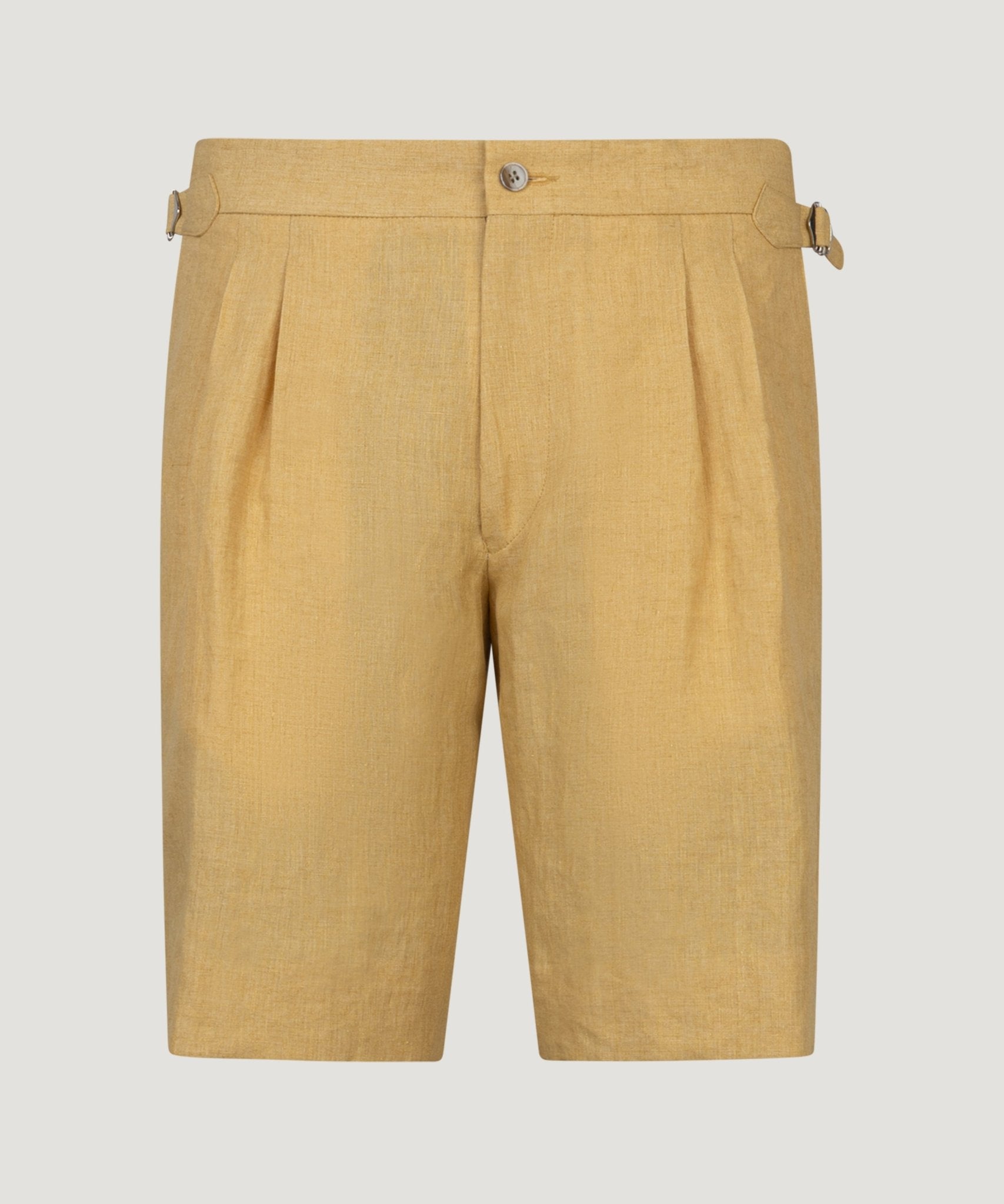 SOCI3TY Limited Fashion Pak met shorts linnen botergeel - THE SOCIETY SHOP