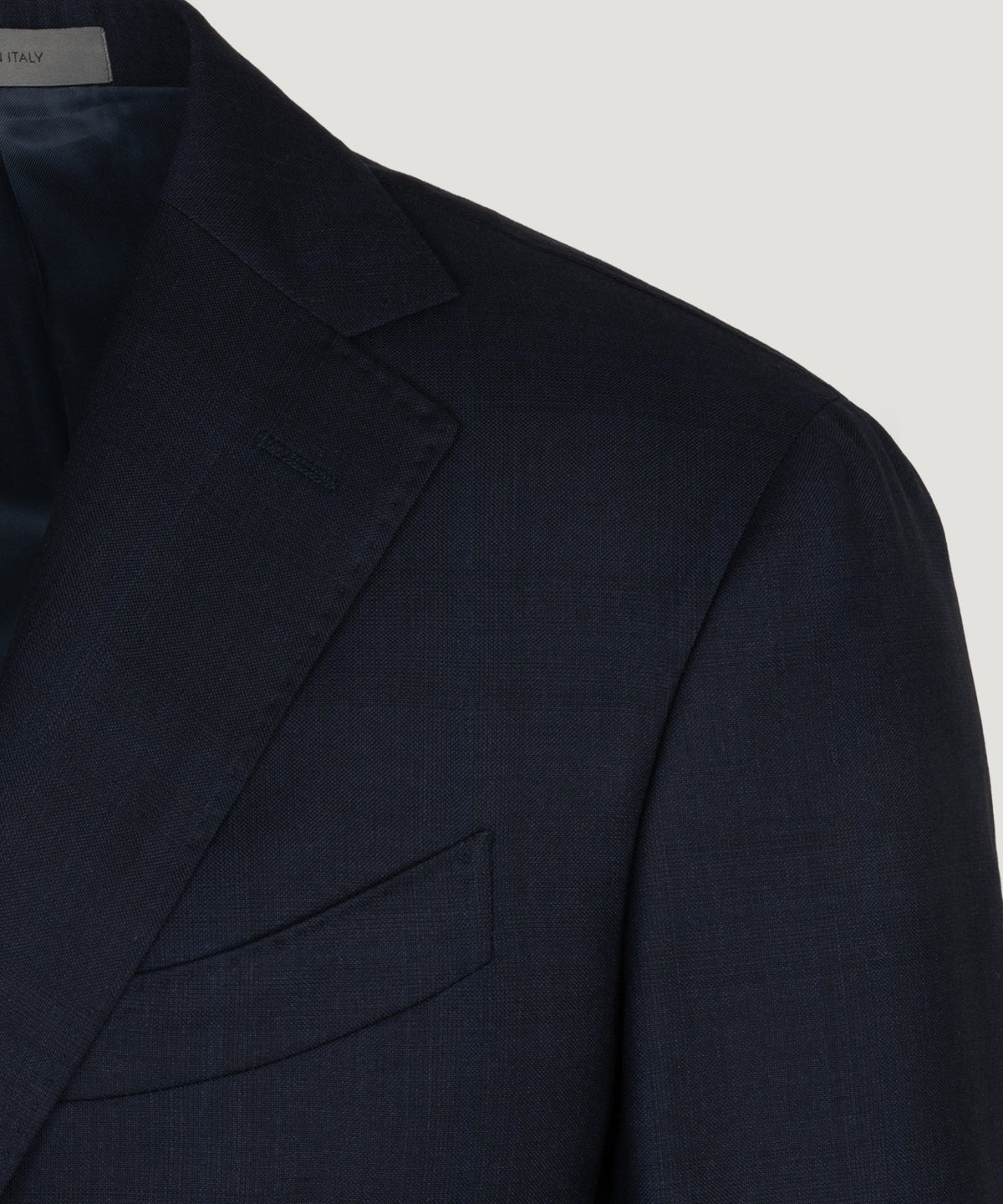 Corneliani Pak scheerwol donkerblauw geruit - THE SOCIETY SHOP