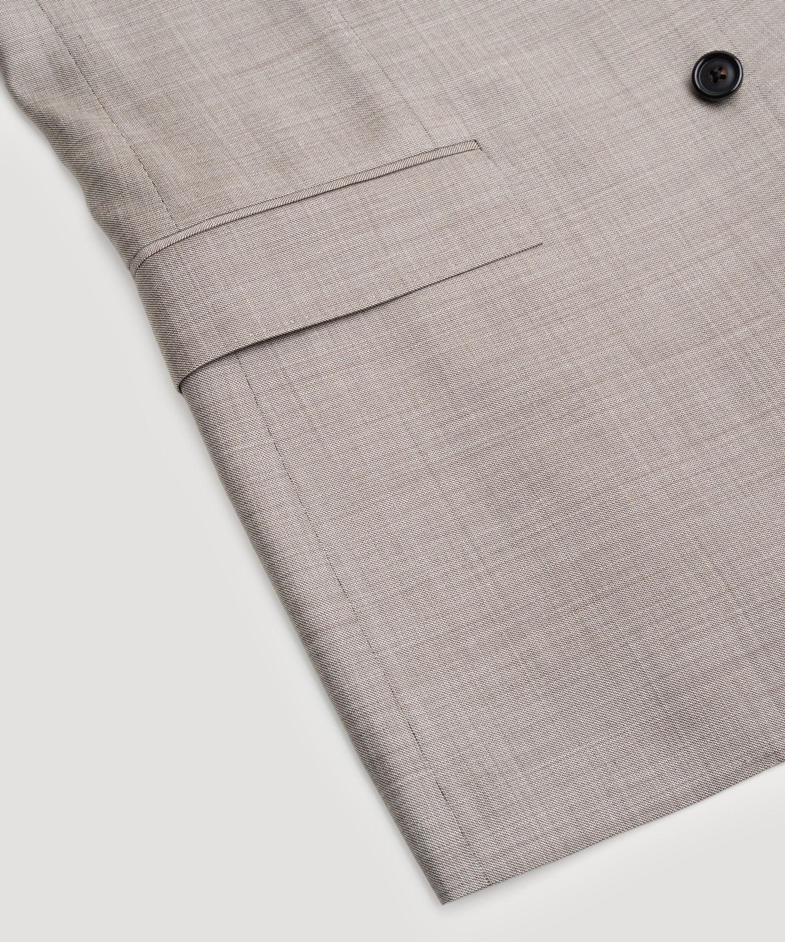 Corneliani Pak virgin wol sharkskin lichtbruin - THE SOCIETY SHOP