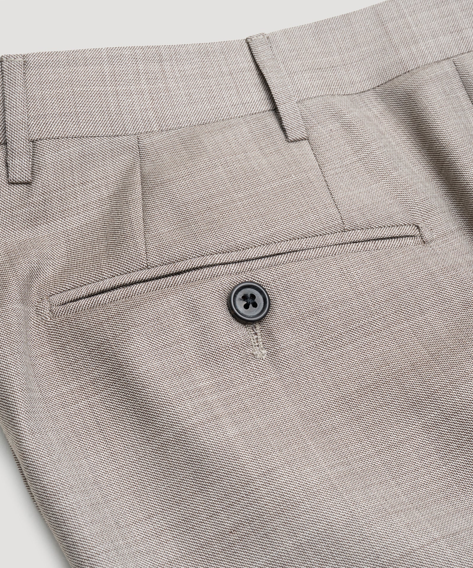 Corneliani Pak virgin wol sharkskin lichtbruin - THE SOCIETY SHOP