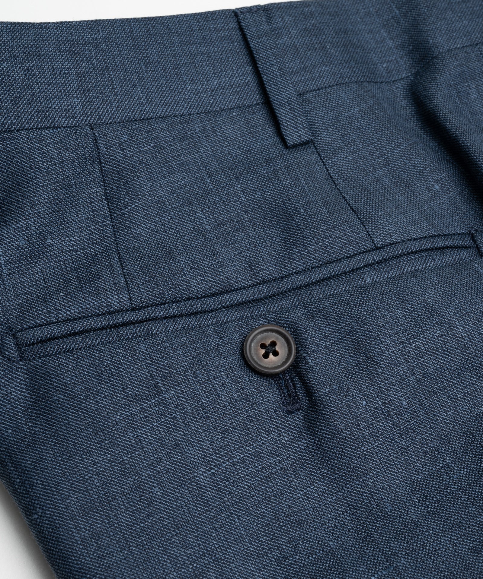 Corneliani Pak virgin wol/linnen/zijde blauw - THE SOCIETY SHOP